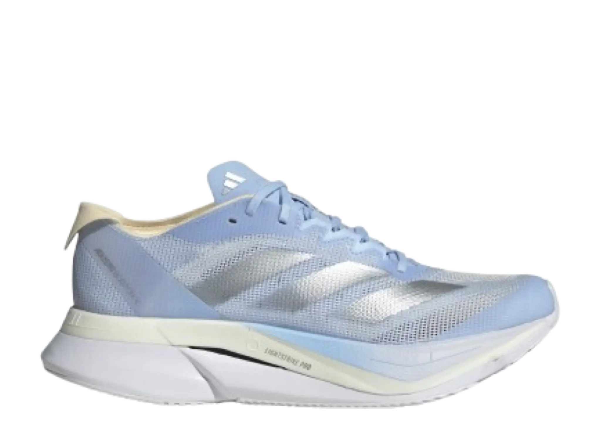Adidas Adizero Boston 12 Dash Grey Silver Warm Vanilla (Women's)