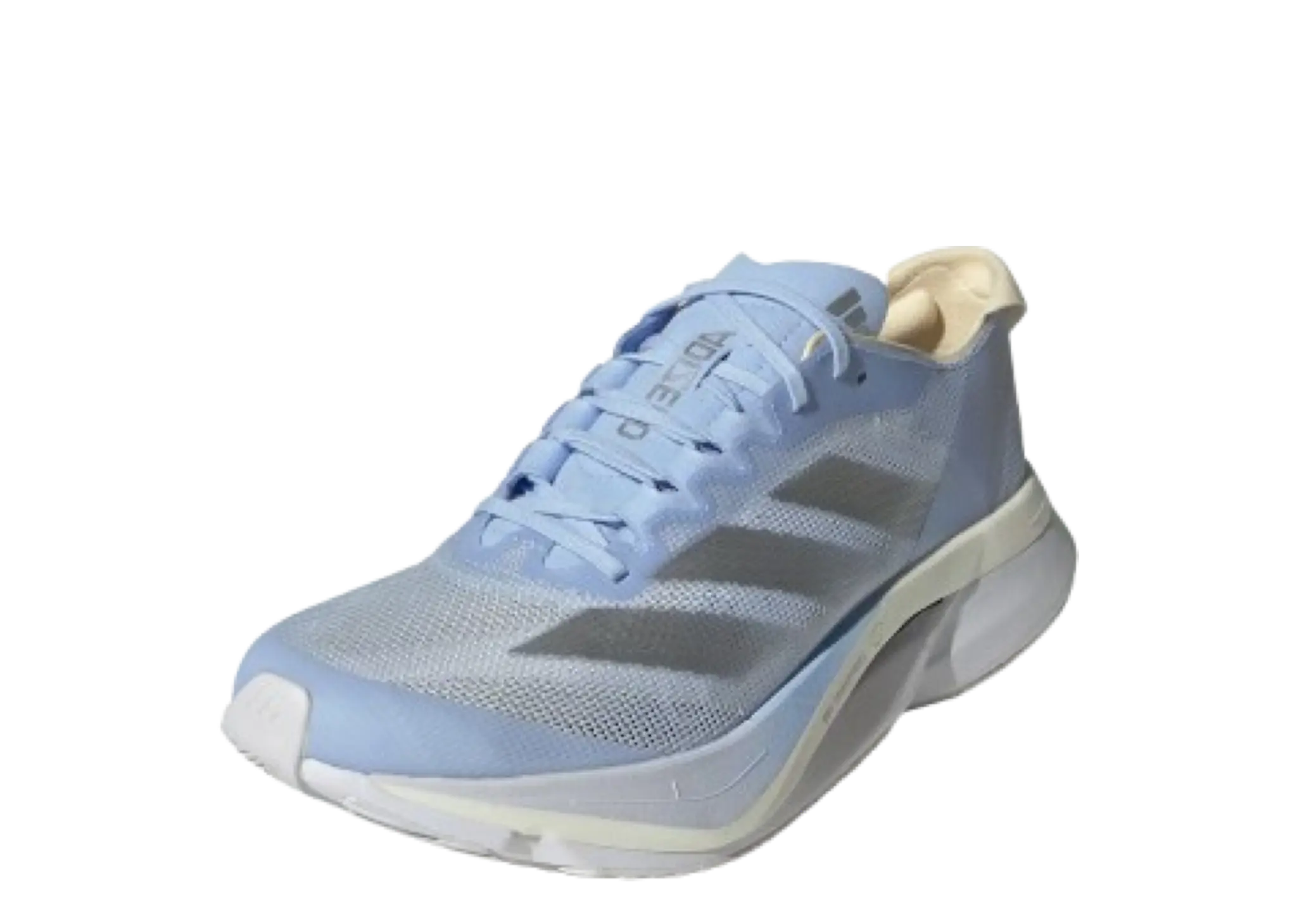 Adidas Adizero Boston 12 Dash Grey Silver Warm Vanilla (Women's) - photo 2