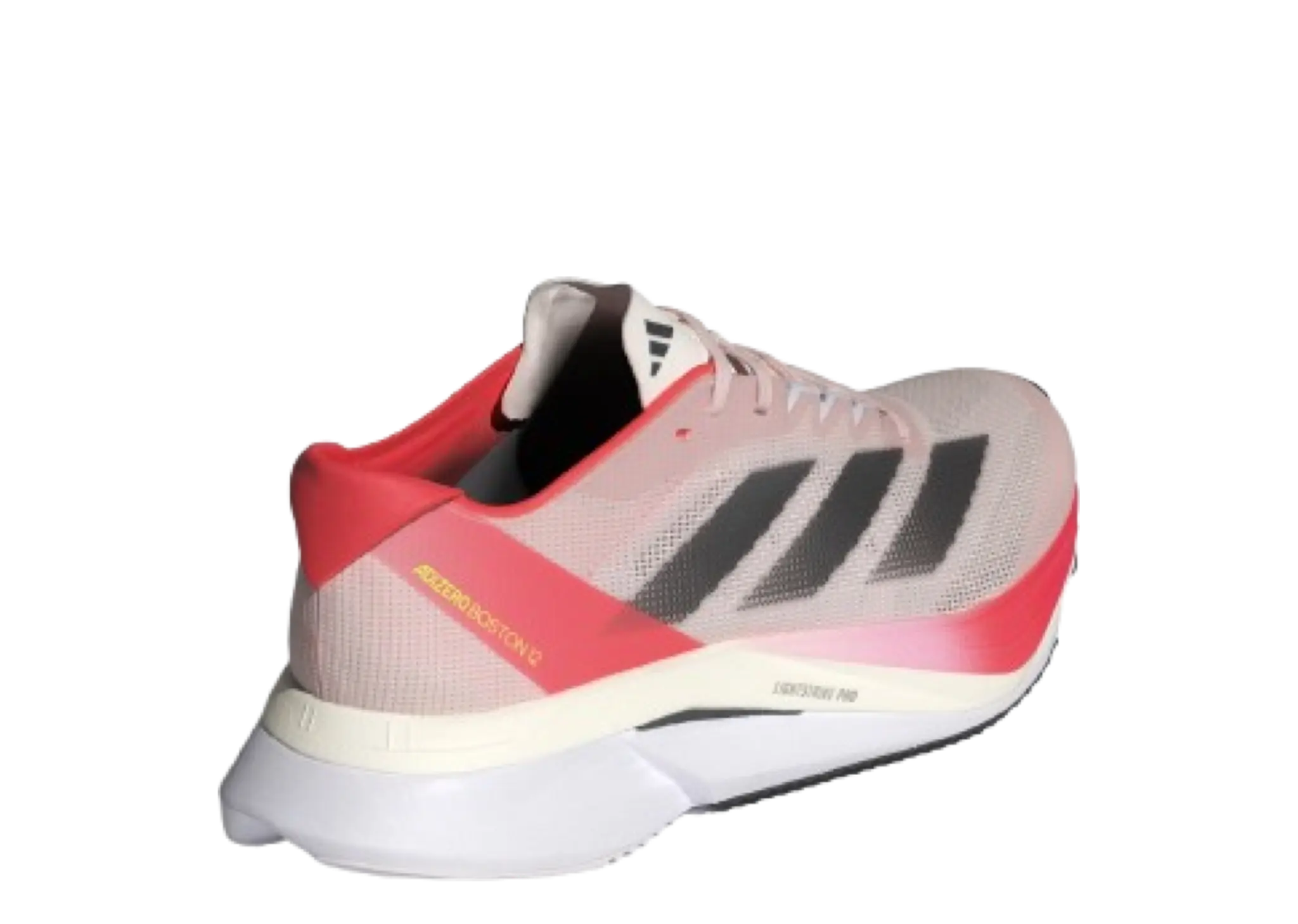 Adidas Adizero Boston 12 Sandy Pink Aurora Met Solar Red (Women's) - photo 3