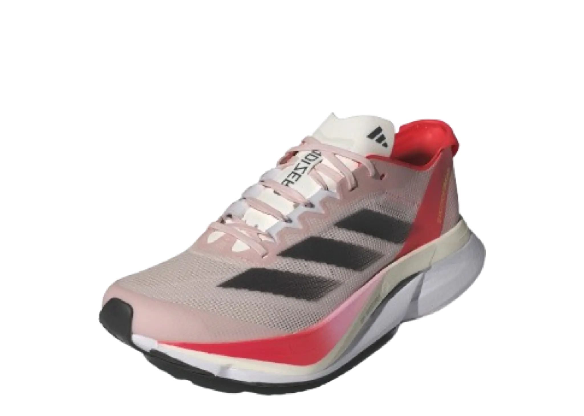 Adidas Adizero Boston 12 Sandy Pink Aurora Met Solar Red (Women's) - photo 2