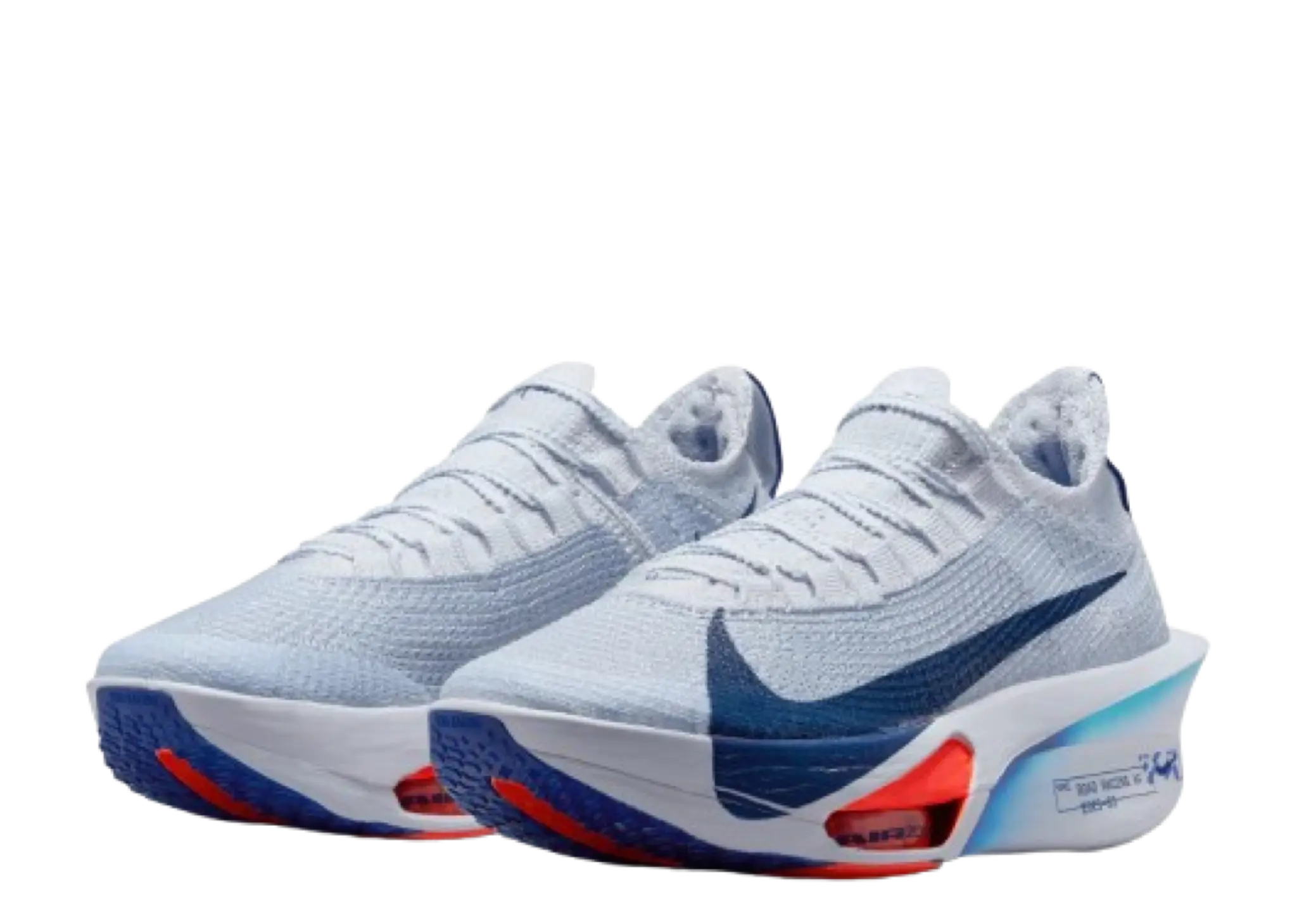 Nike Air Zoom Alphafly Next% 3 Football Grey Ghost Persian Blue Void (Women's) - photo 2