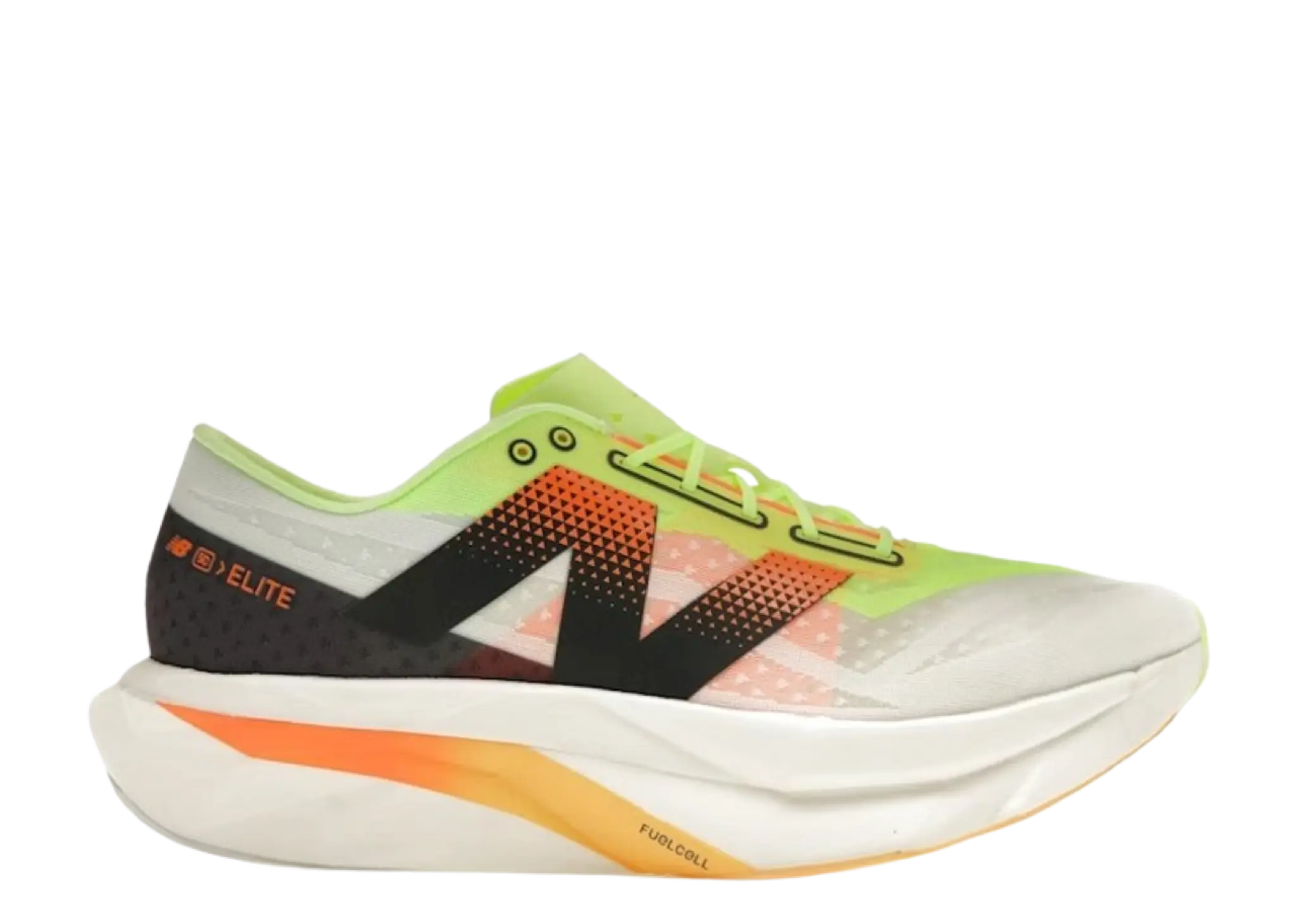 New Balance FuelCell SuperComp Elite v4 White Bleached Lime Hot Mango (Women's)