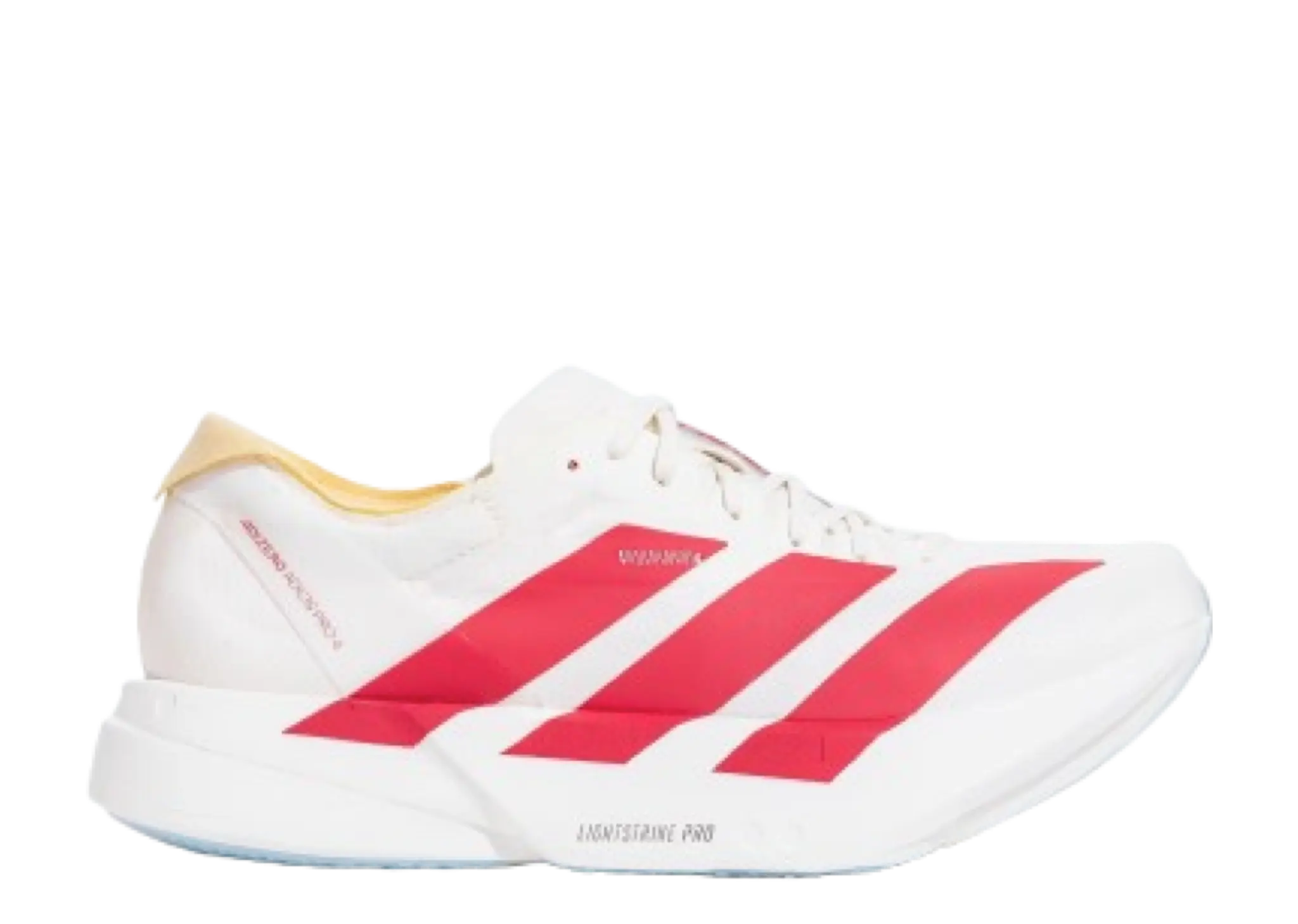 Adidas Adizero Adios Pro 4 Off White Semi Lucid Red