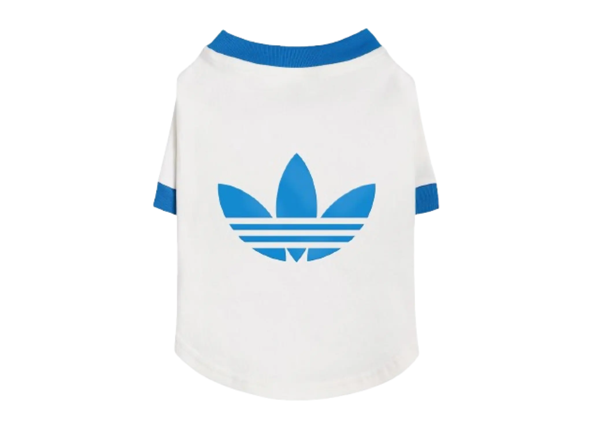 Adidas Pet Cali T-Shirt Off White Bird Feather Blue - photo 2