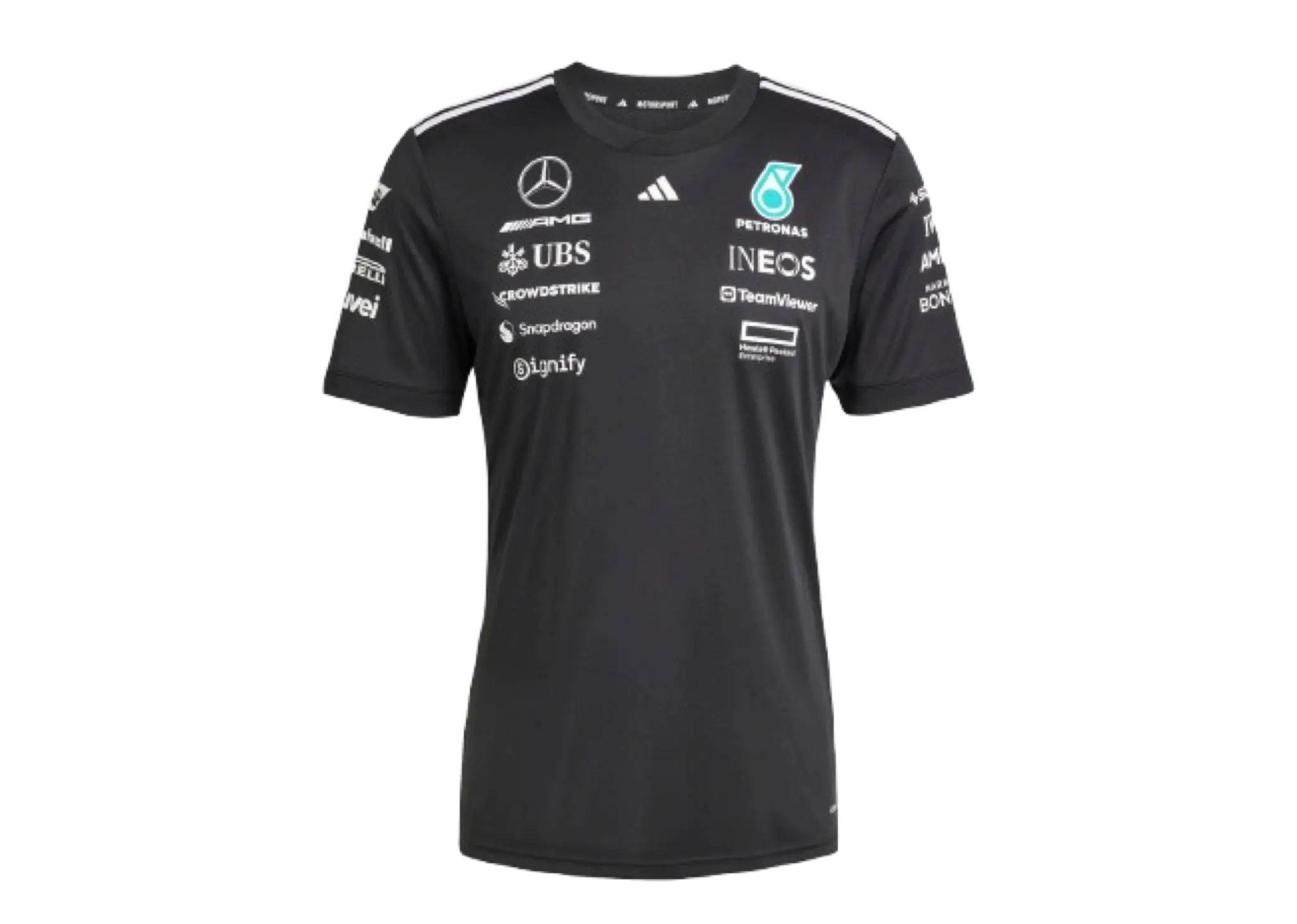 Adidas x Mercedes-Amg Petronas F1 Team Driver Tee Black 2025 (Women's)