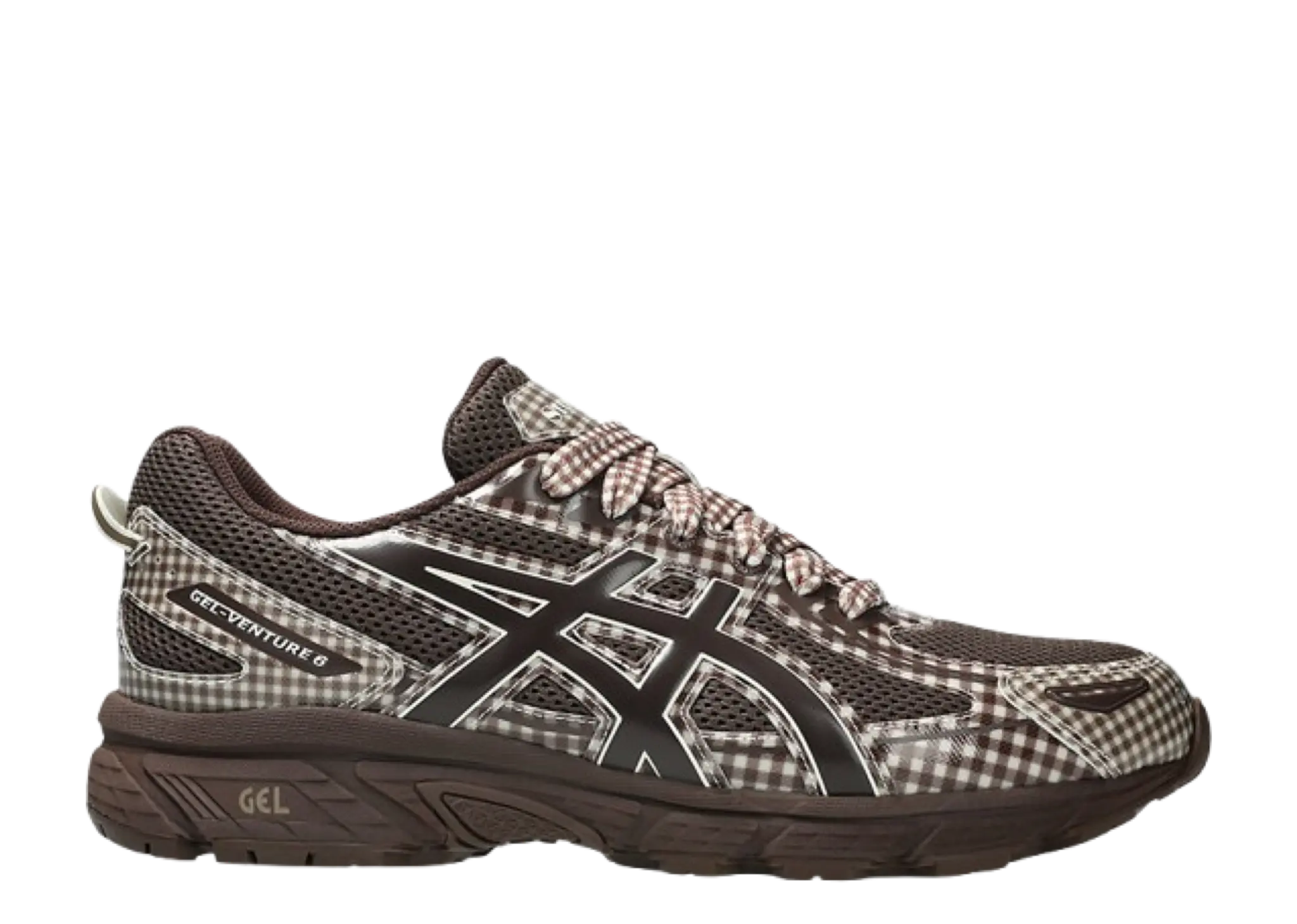ASICS Gel-Venture 6 Story mfg. Reddish Brown Gingham