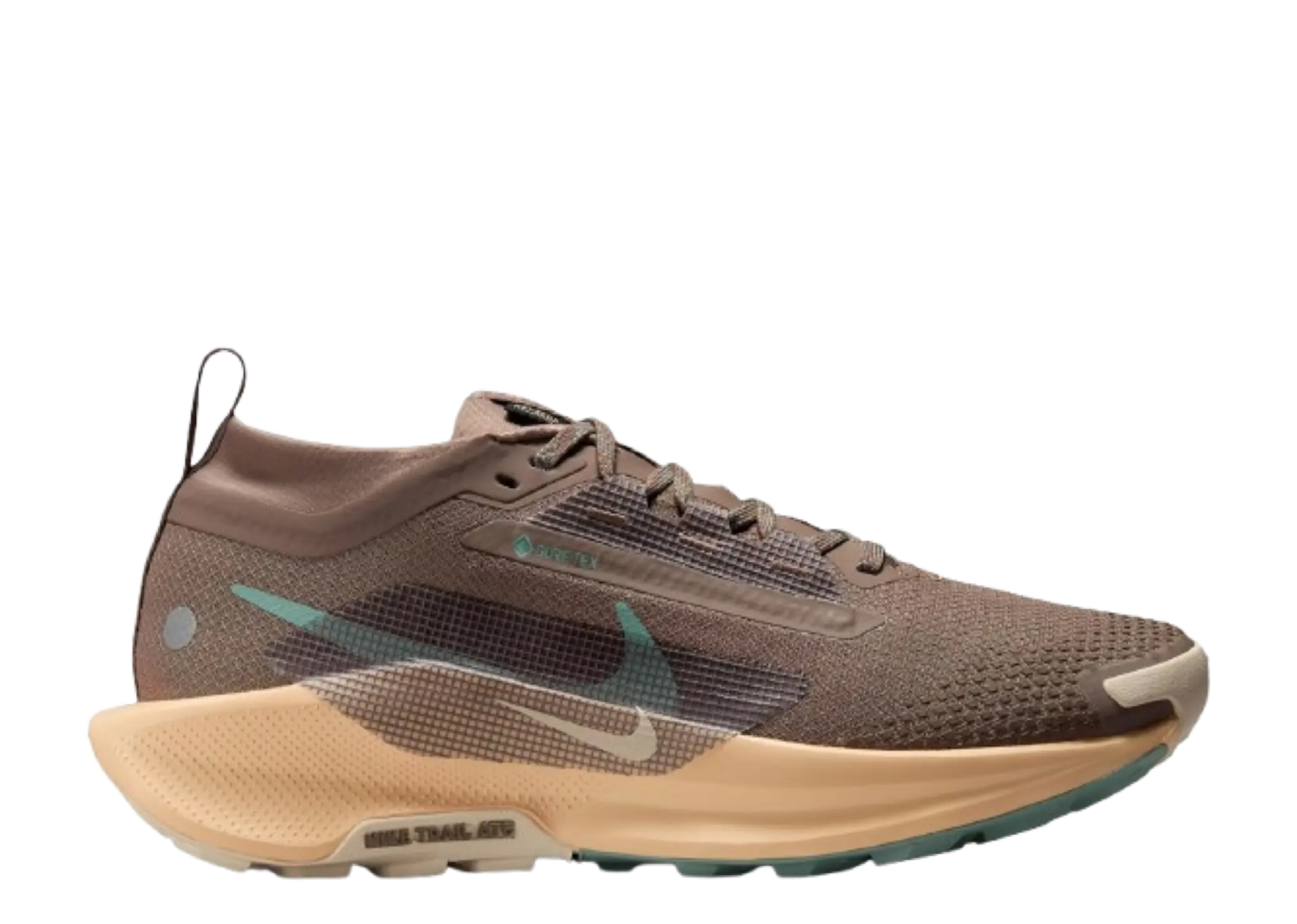 Nike React Pegasus Trail 5 Gore-Tex Mink Brown Orange Chalk Pearl (Women's)