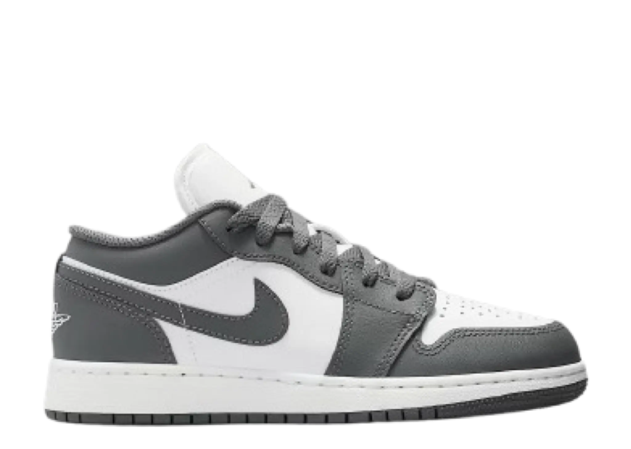 Air Jordan 1 Low Grey White (Grade School)