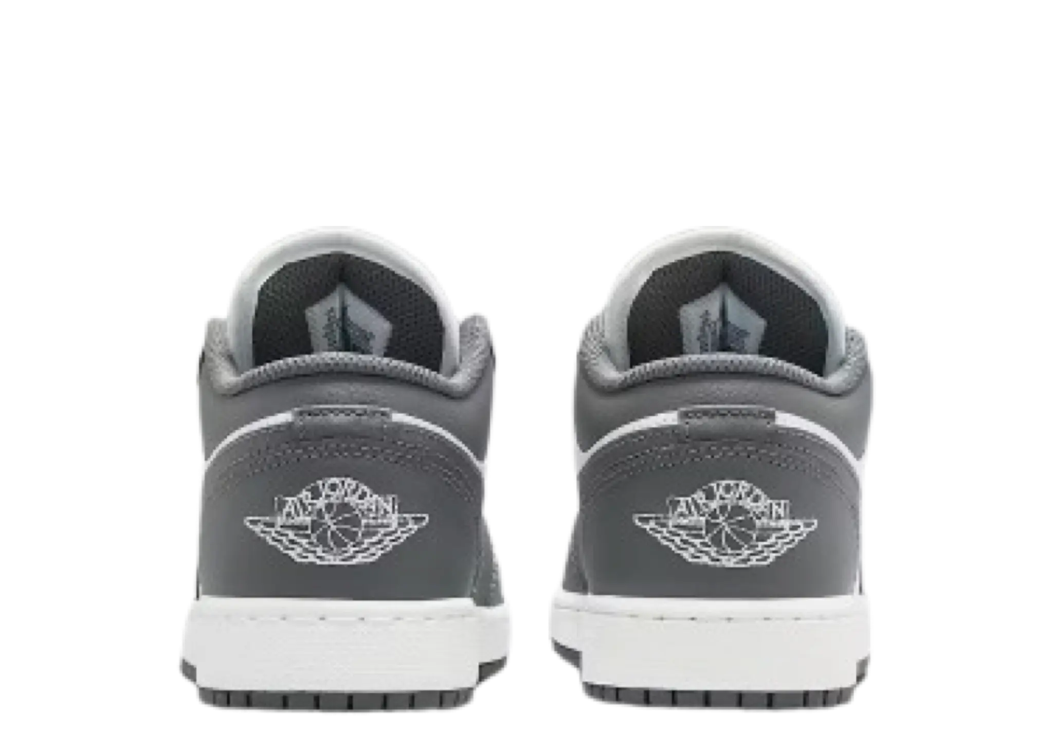 Air Jordan 1 Low Grey White (Grade School) - photo 3