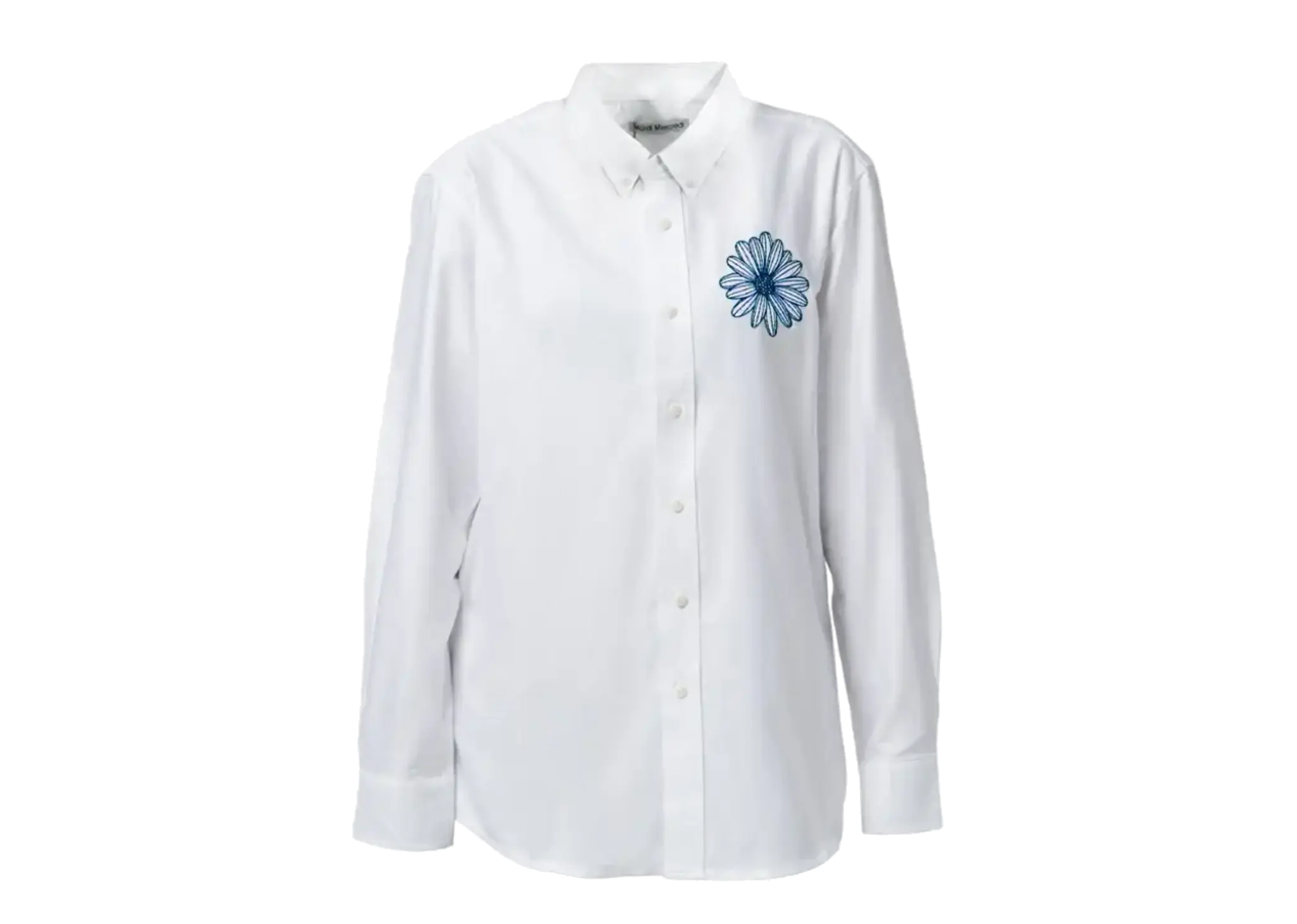 Mardi Mercredi Oxford Shirt White Navy