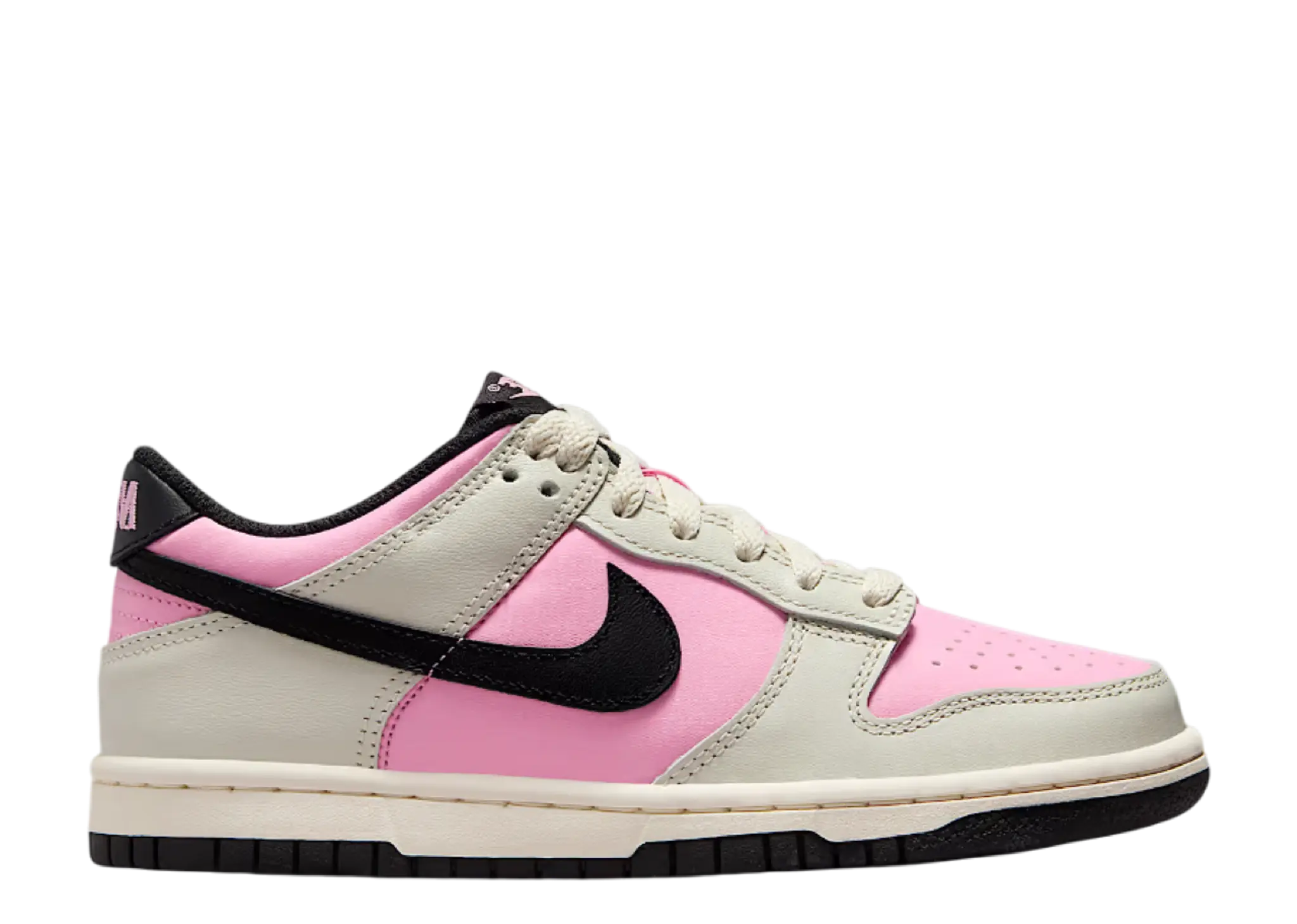 Nike Dunk Low Pink Rise Light Orewood Brown Pale Ivory Black (Grade School)