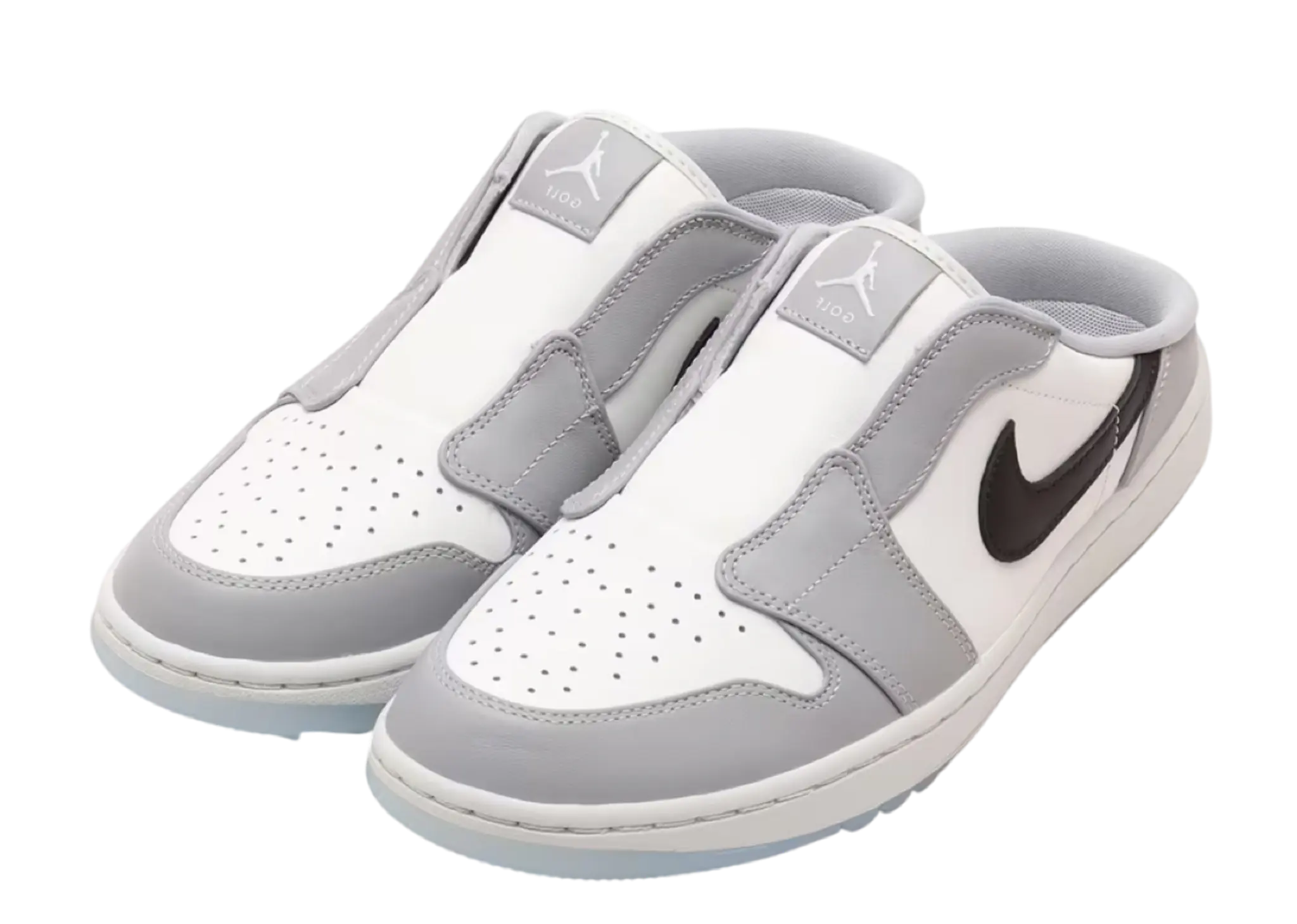 Air Jordan 1 Low Mule Golf Wolf Grey - photo 2