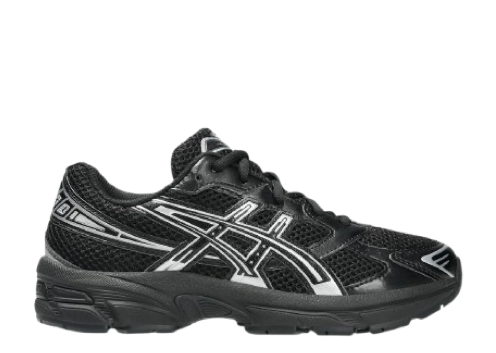 ASICS Gel-1130 Black Pure Silver (Grade School)