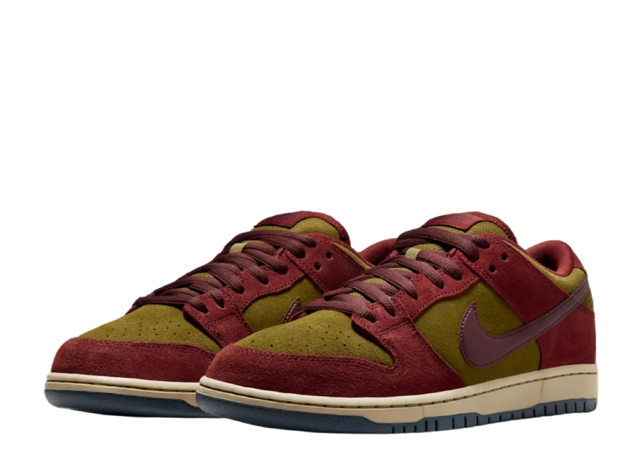Nike SB Dunk Low Dark Team Red Olive Flak - photo 2