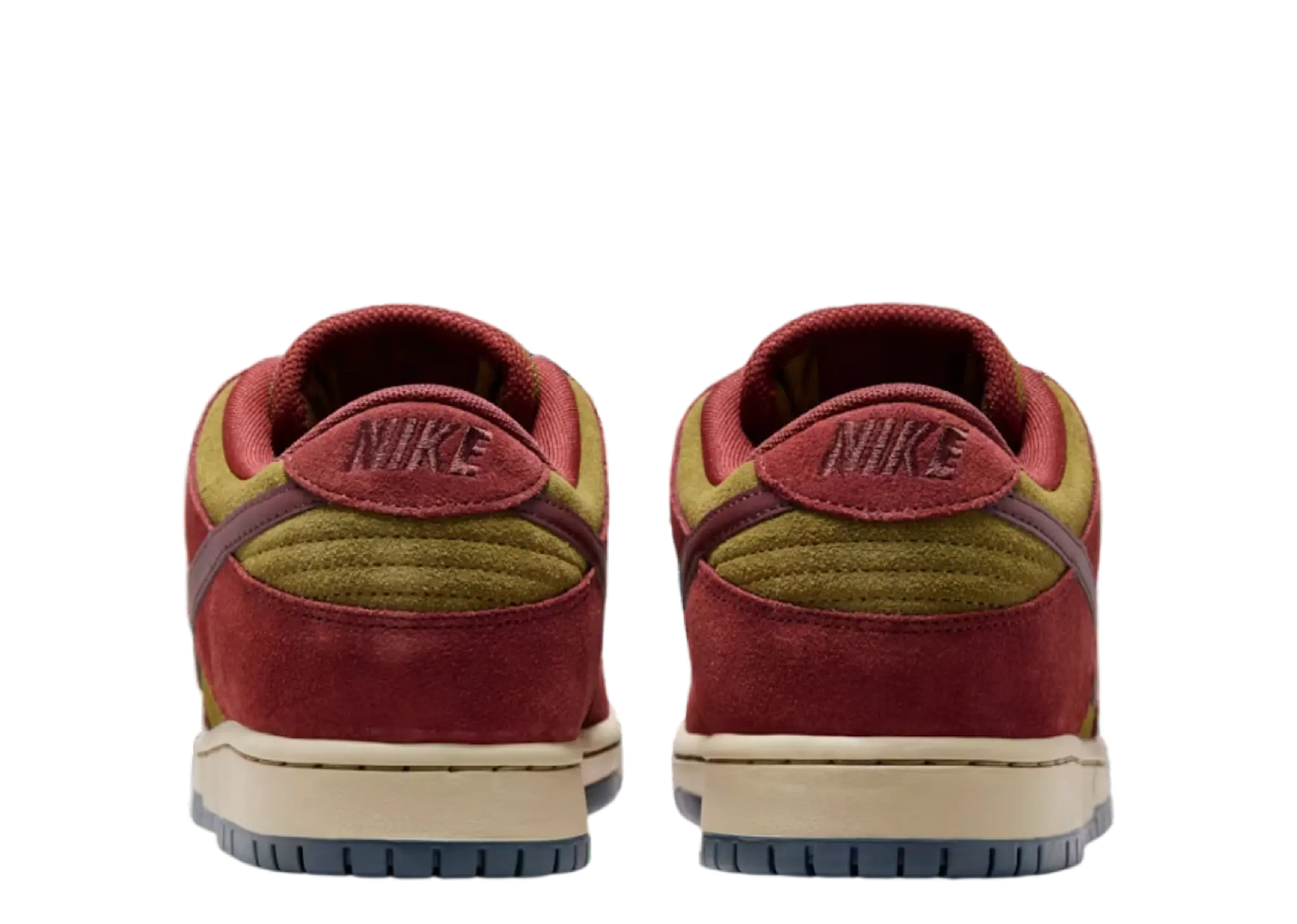Nike SB Dunk Low Dark Team Red Olive Flak - photo 3