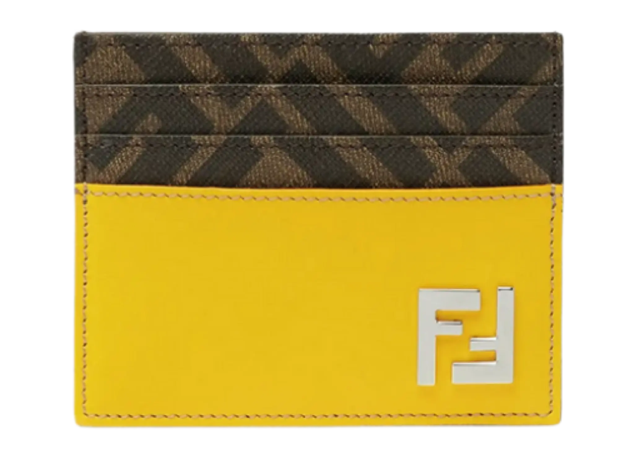 Fendi FF Squared Leather Card Holder