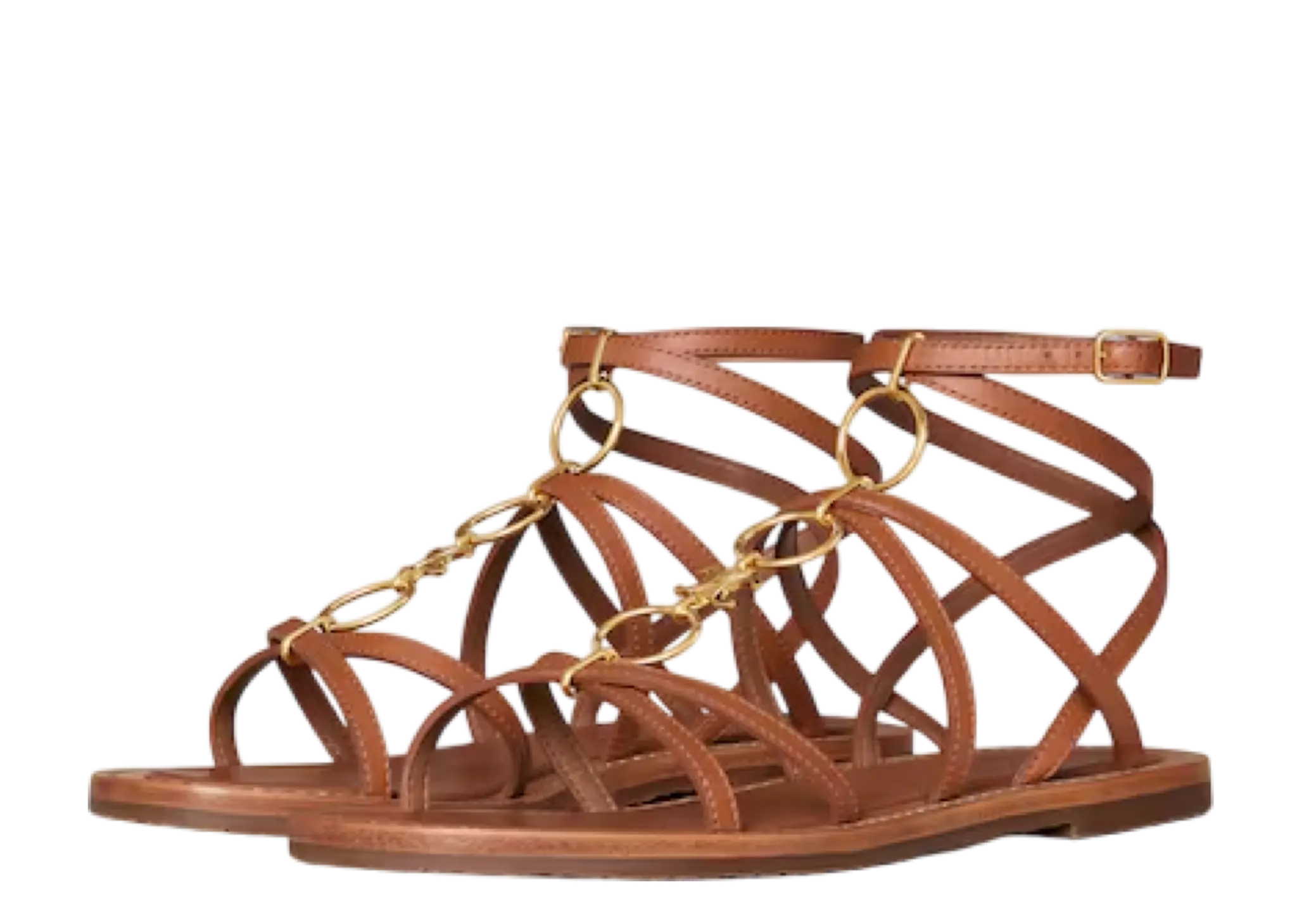 Celine Lympia Strappy Jewel Sandal Tan - photo 2