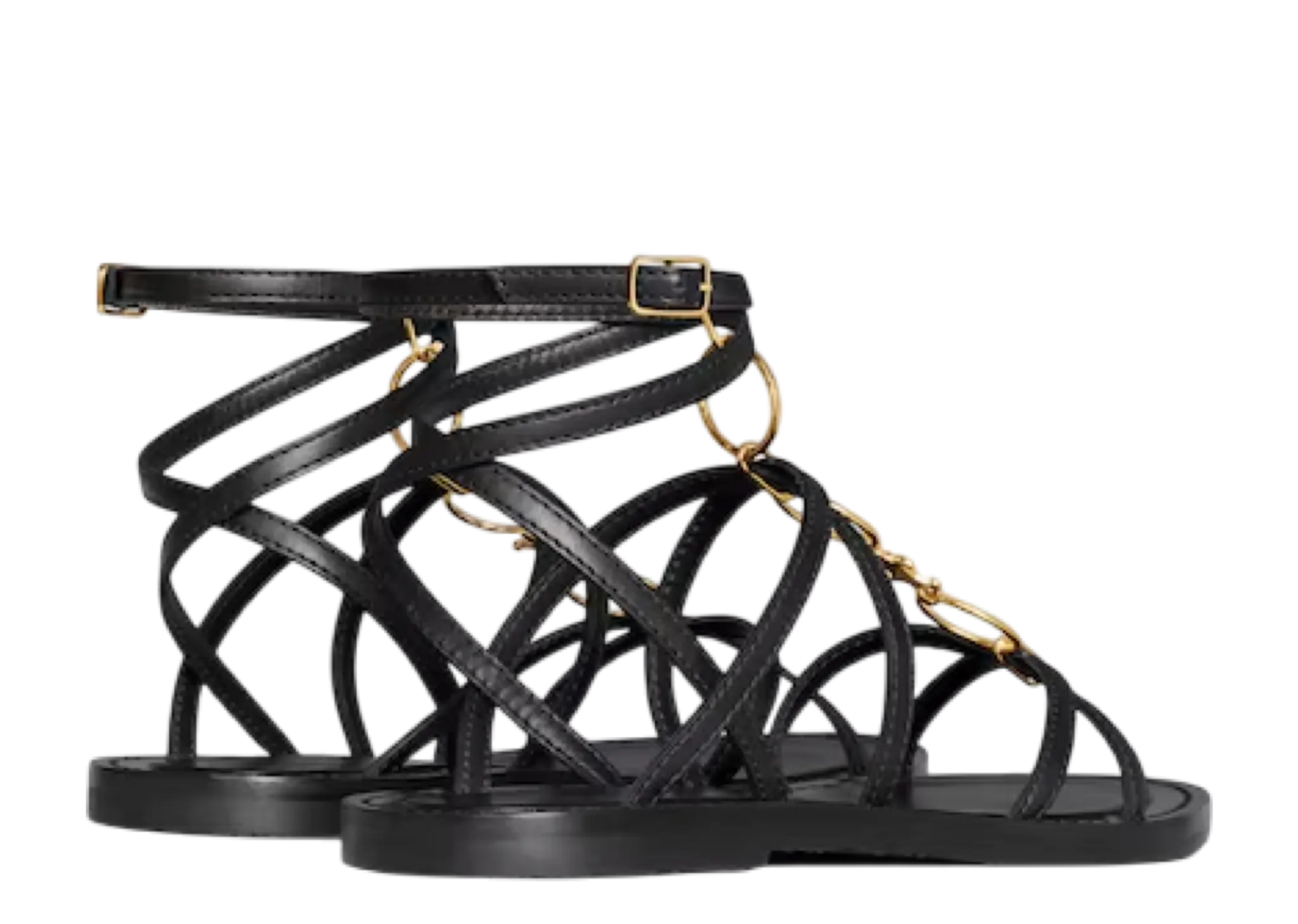 Celine Lympia Strappy Jewel Sandal Black - photo 3