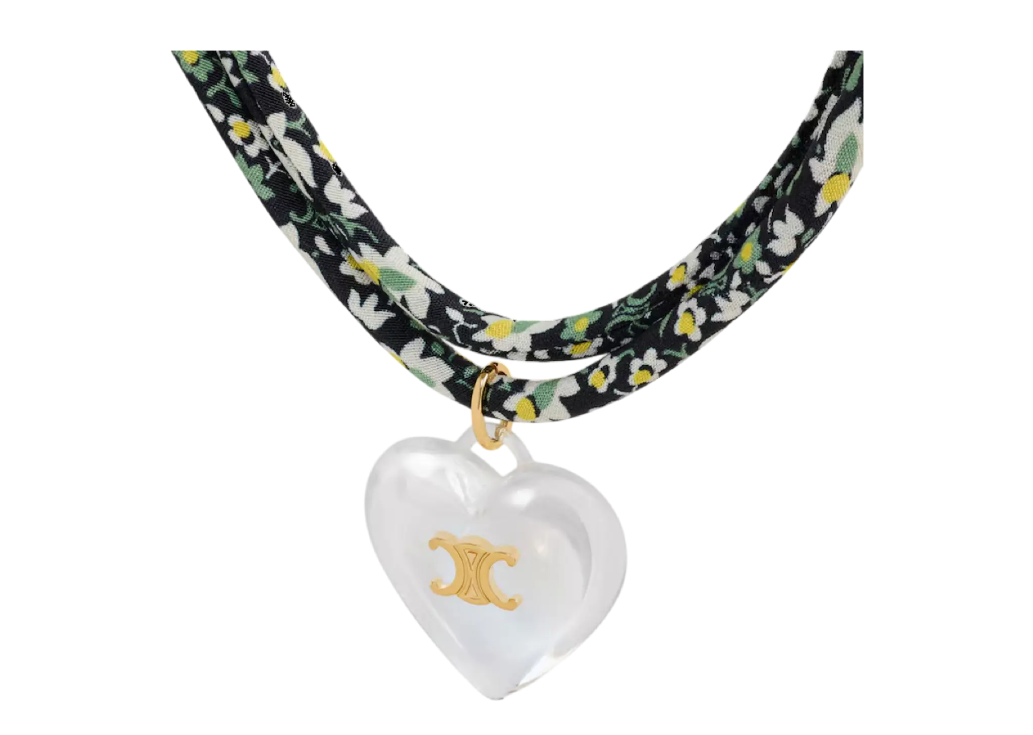 Celine Cœur Triomphe Necklace In Silk - photo 3
