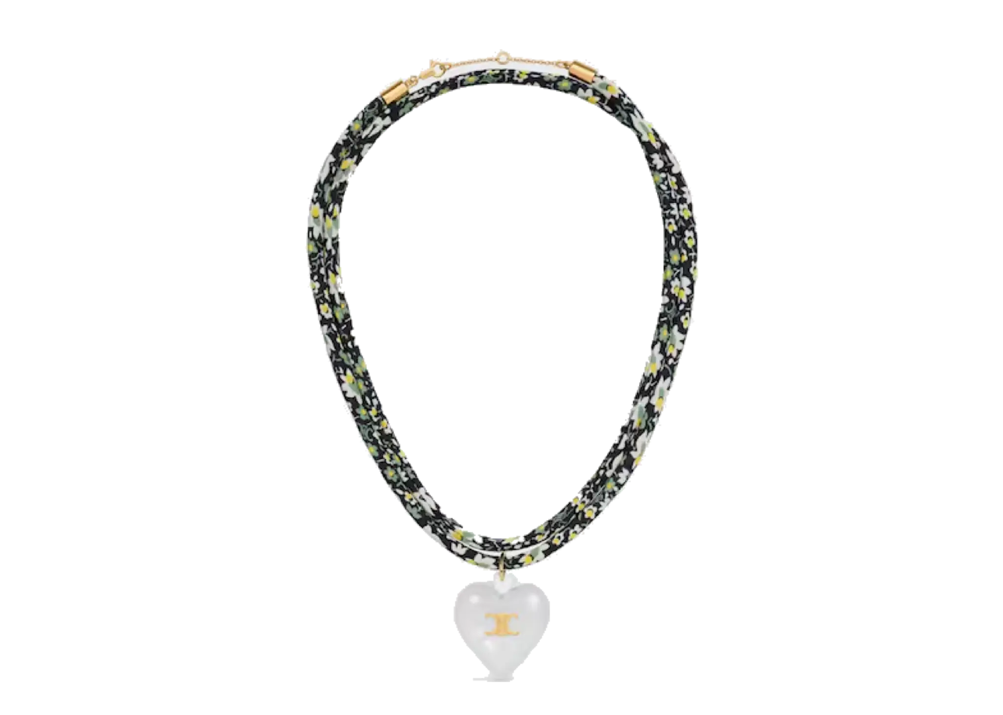 Celine Cœur Triomphe Necklace In Silk