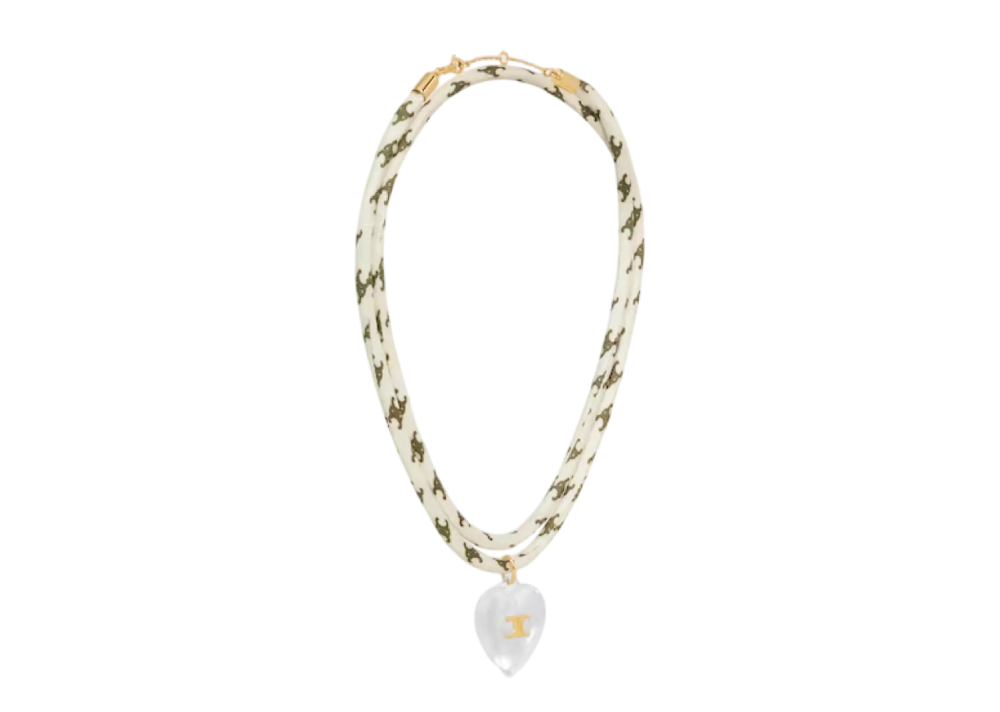 Celine Cœur Triomphe Necklace In Silk - photo 2
