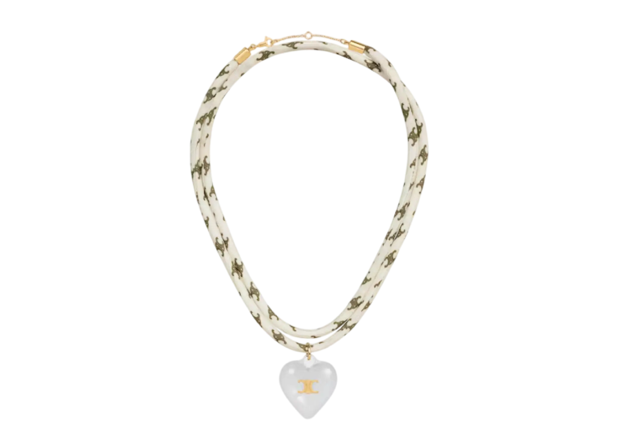 Celine Cœur Triomphe Necklace In Silk