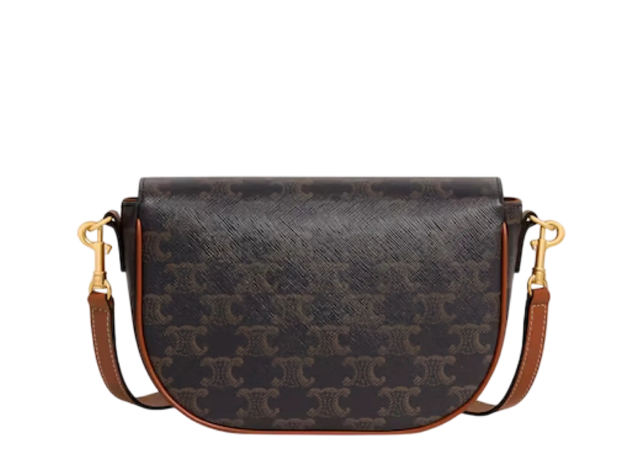 Celine Folco Shoulder Bag In Triomphe Tan - photo 2