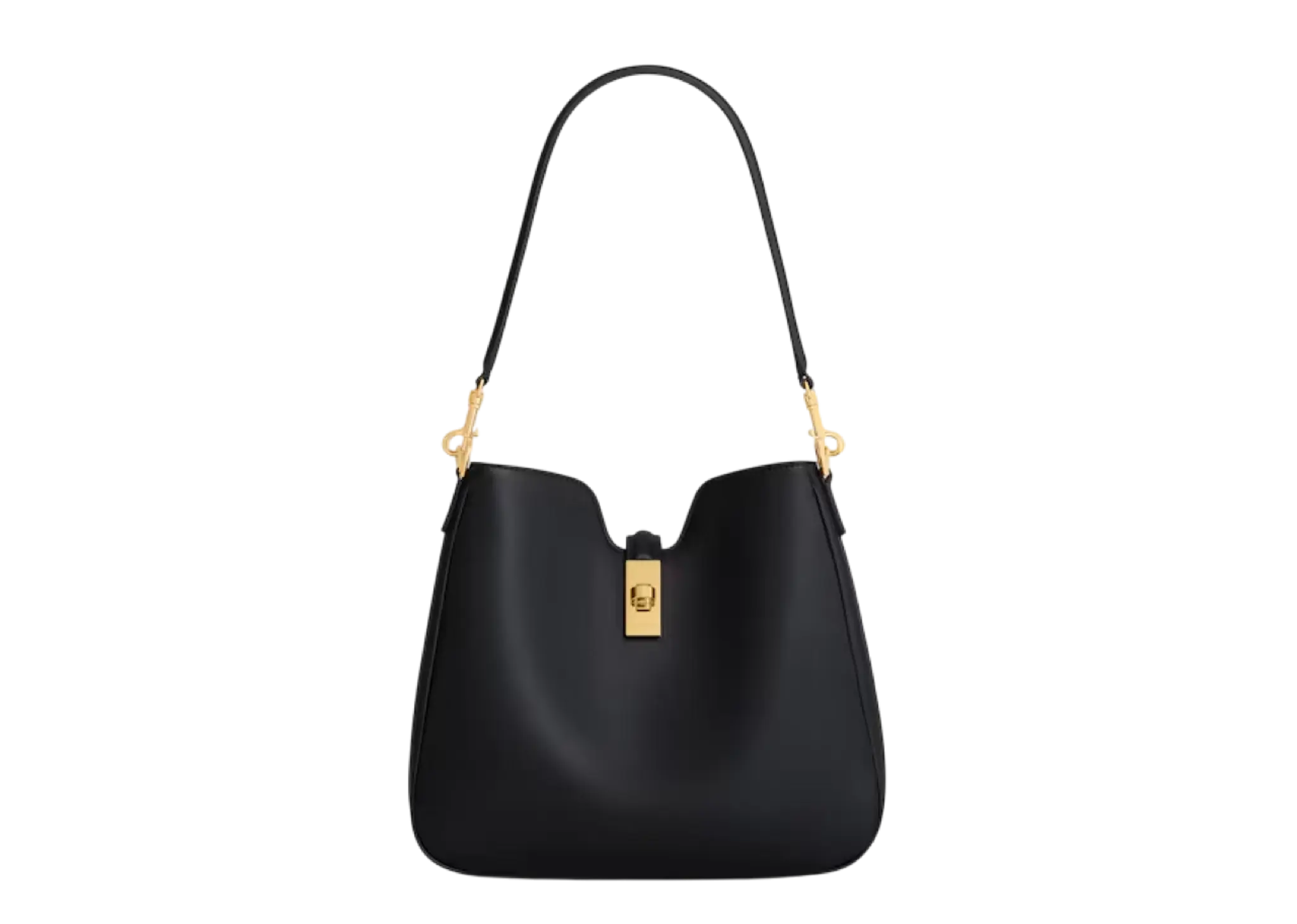 Celine Small Camille 16 Soft Bag In Smooth Black