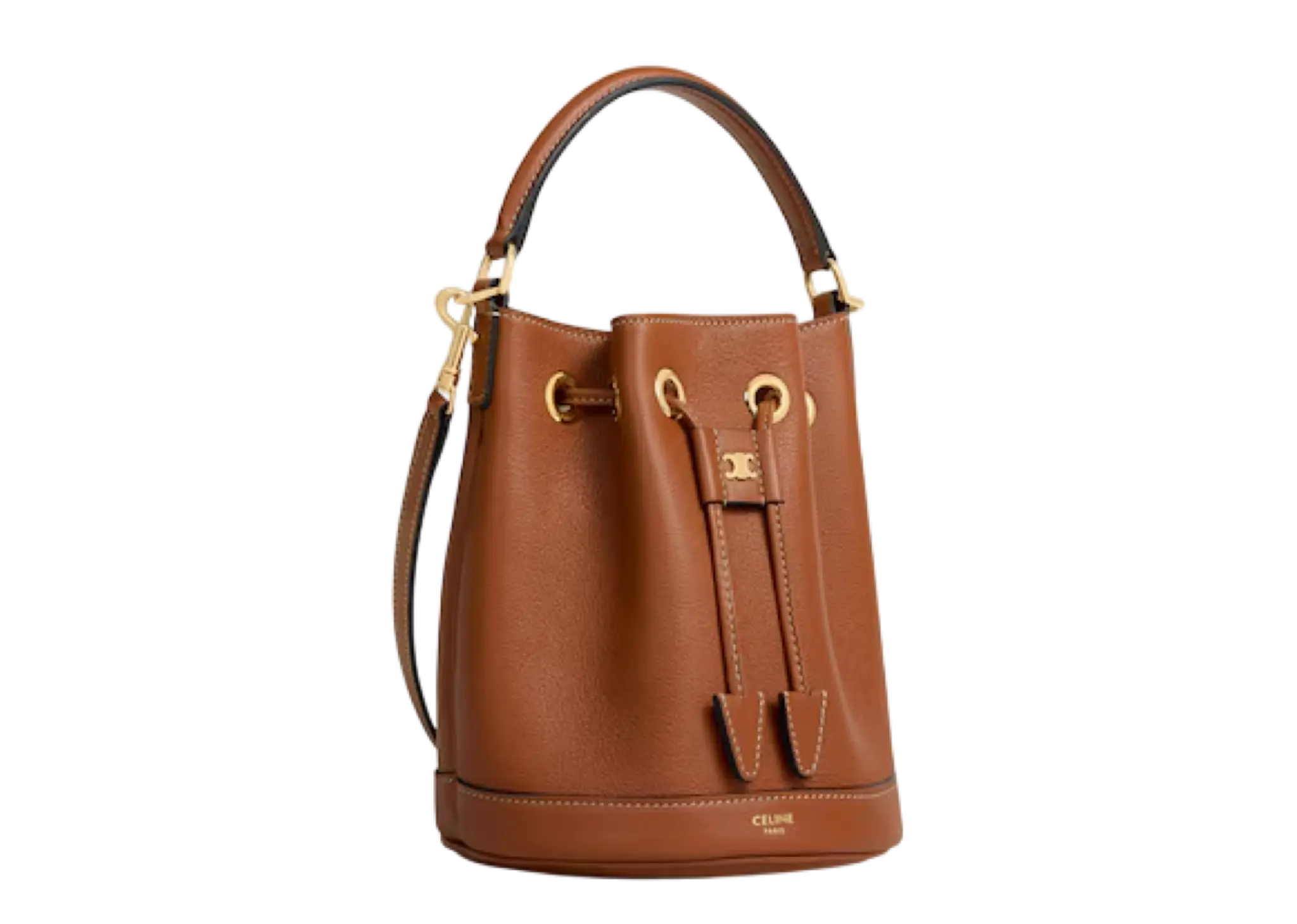 Celine Teen Clara Bag In Supple Grained Tan - photo 2