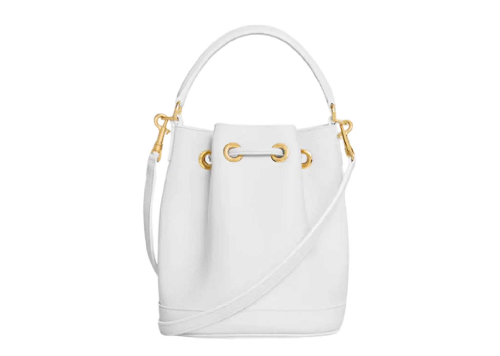 Celine Teen Clara Bag In Supple Grained Arctic White - photo 3
