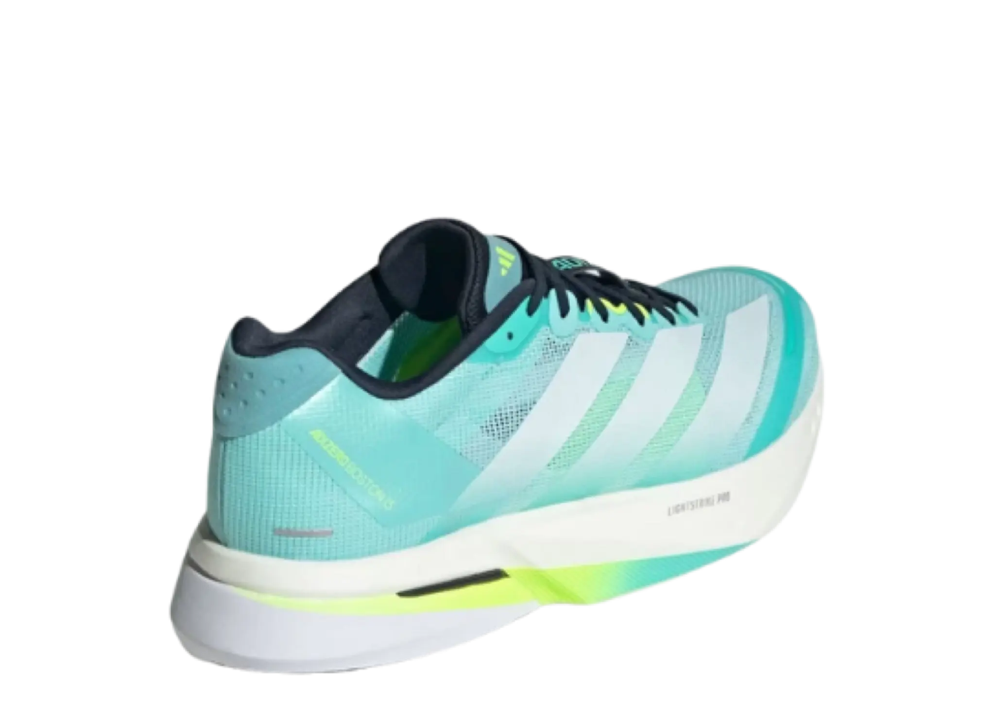 Adidas Adizero Boston 13 Flash Aqua White Lucid Lemon - photo 3