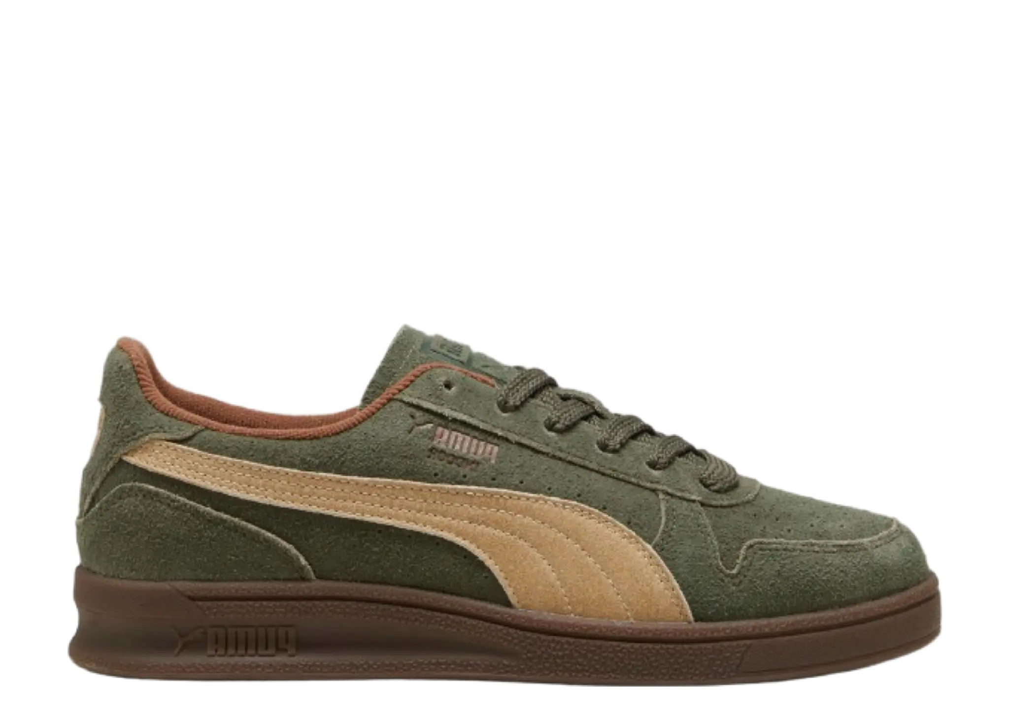 Puma Indoor R Suede Dark Olive Haute Coffee