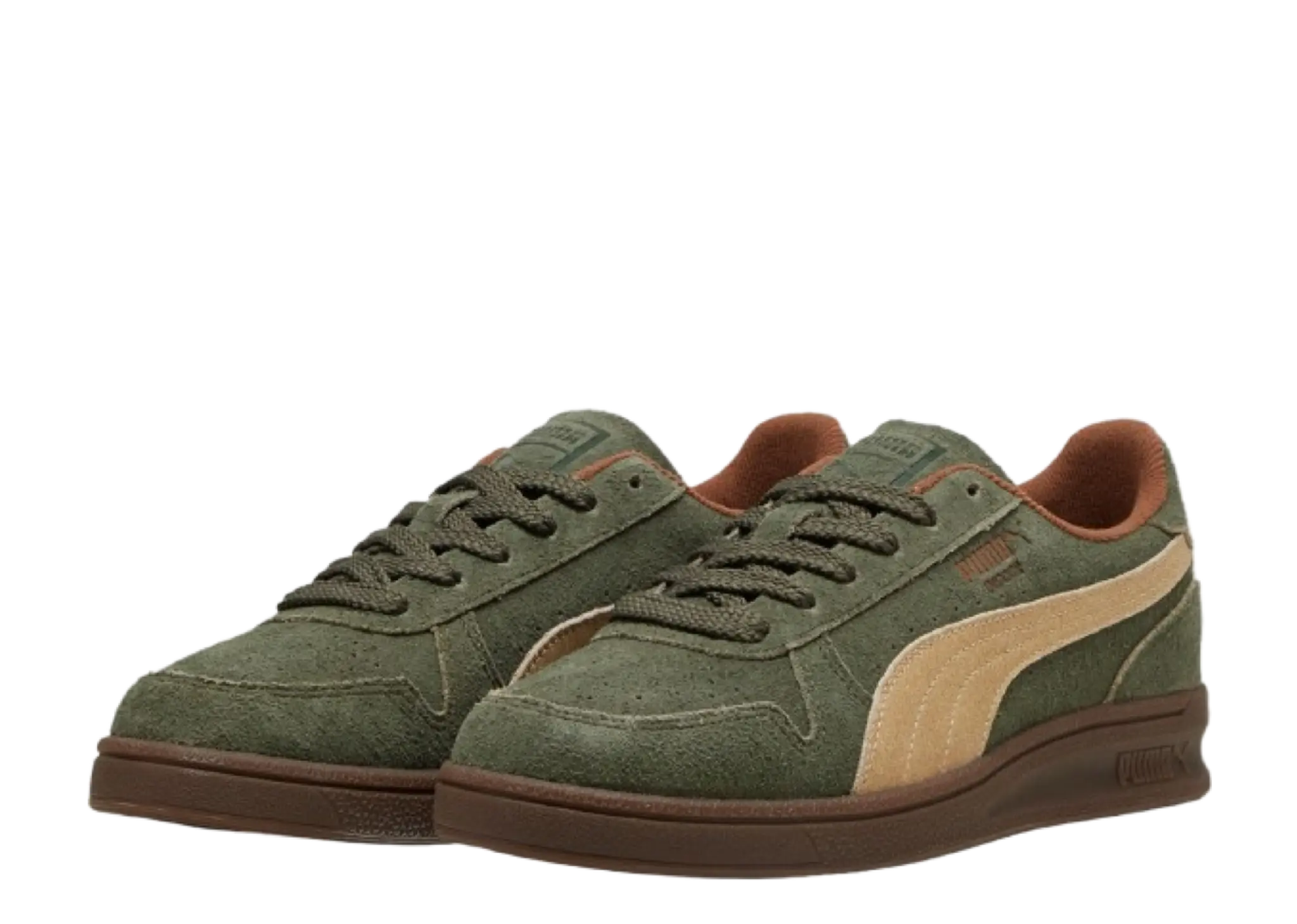 Puma Indoor R Suede Dark Olive Haute Coffee - photo 2
