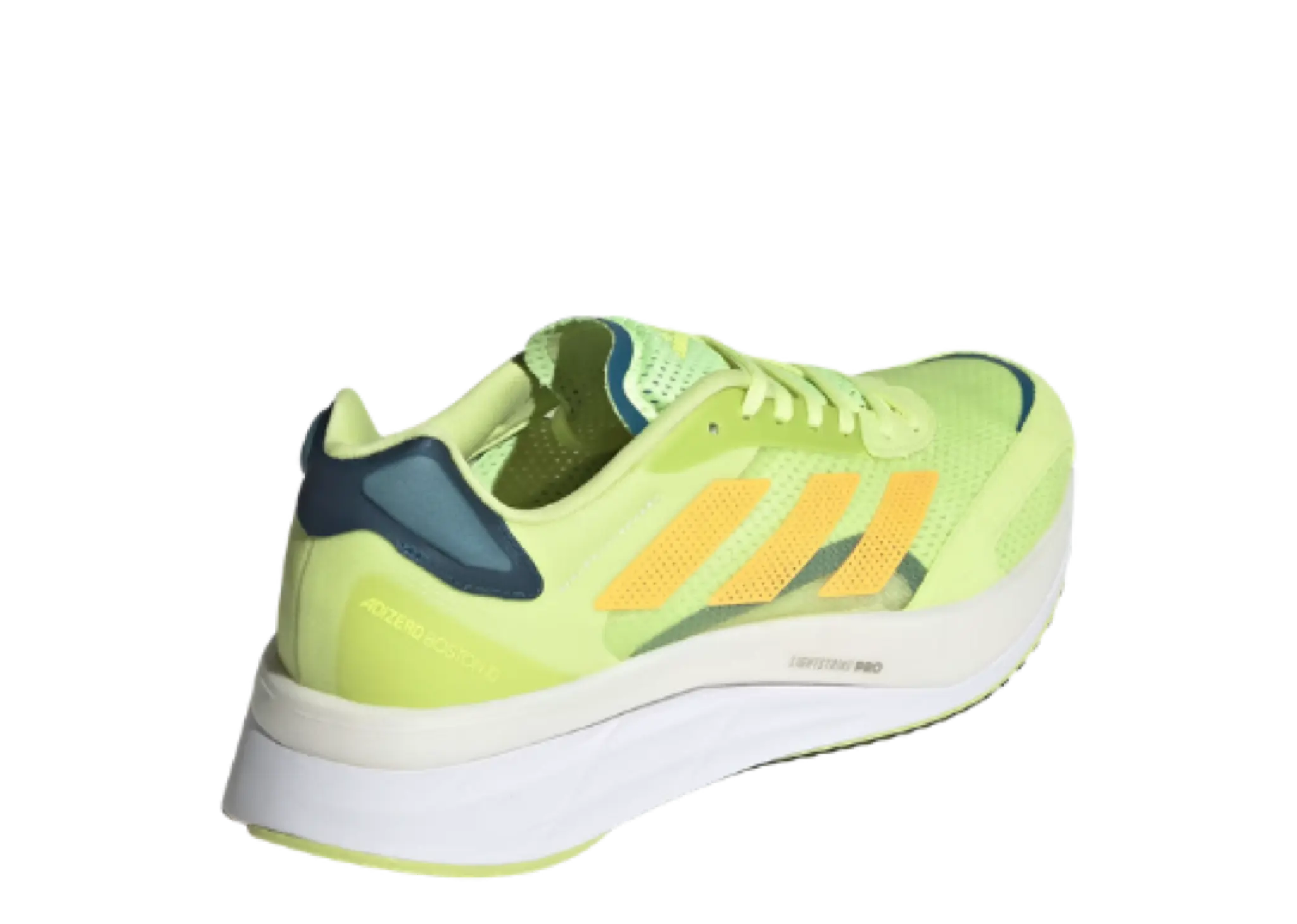 Adidas Adizero Boston 10 Pulse Lime Flash Orange Teal - photo 3