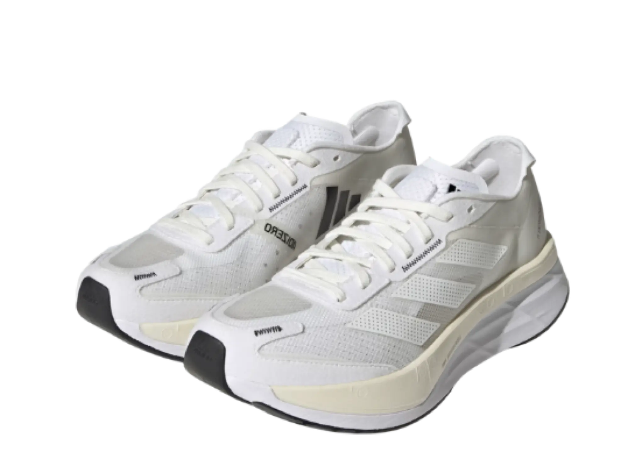 Adidas Adizero Boston 11 Non Dyed Cloud White Core Black (Women's) - photo 2