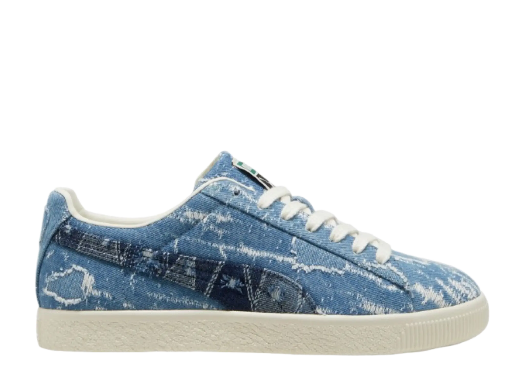 Puma Clyde Faded Denim Frosted Ivory