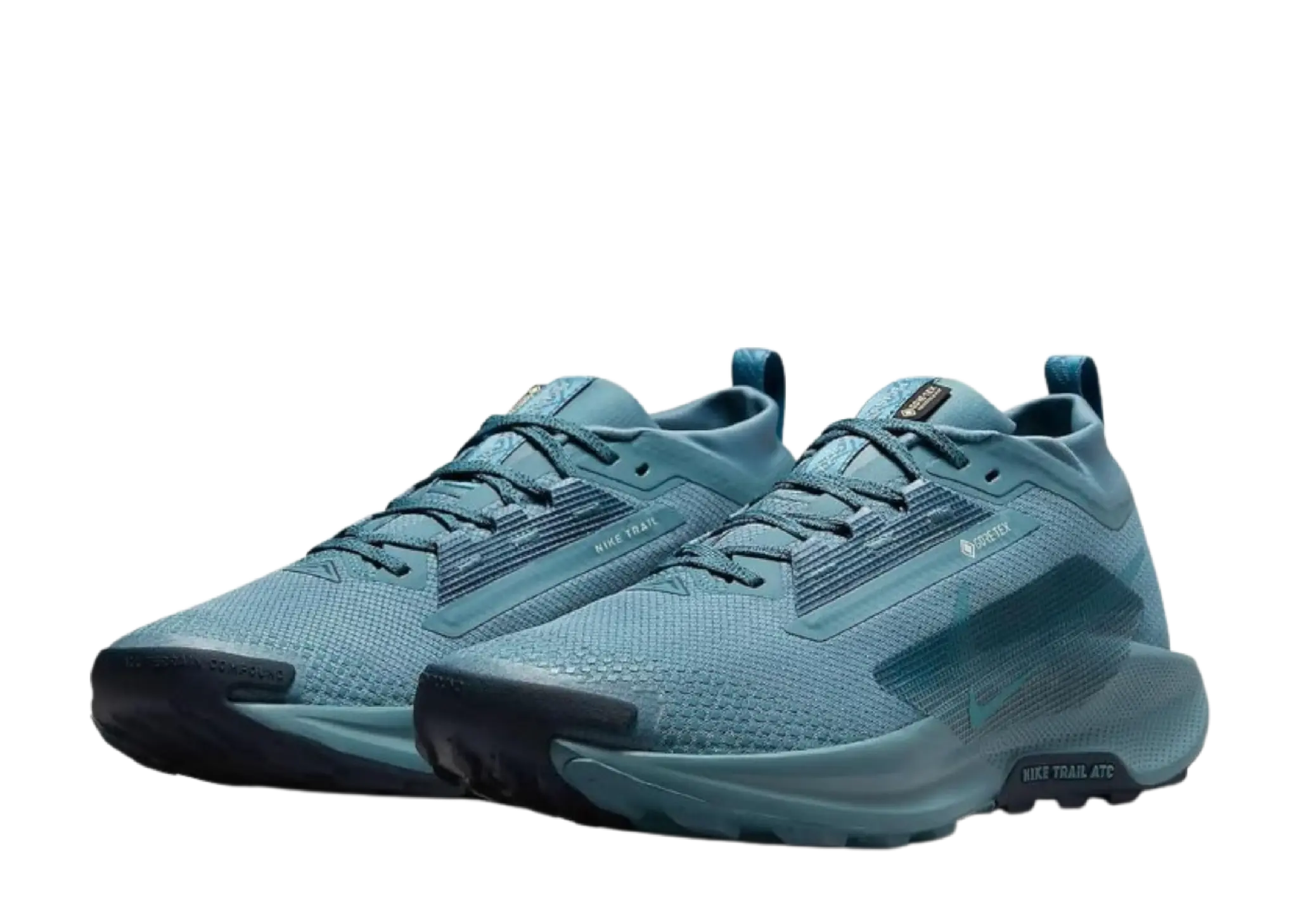 Nike React Pegasus Trail 5 Gore-Tex Smokey Blue Light Silver Armory Navy - photo 2