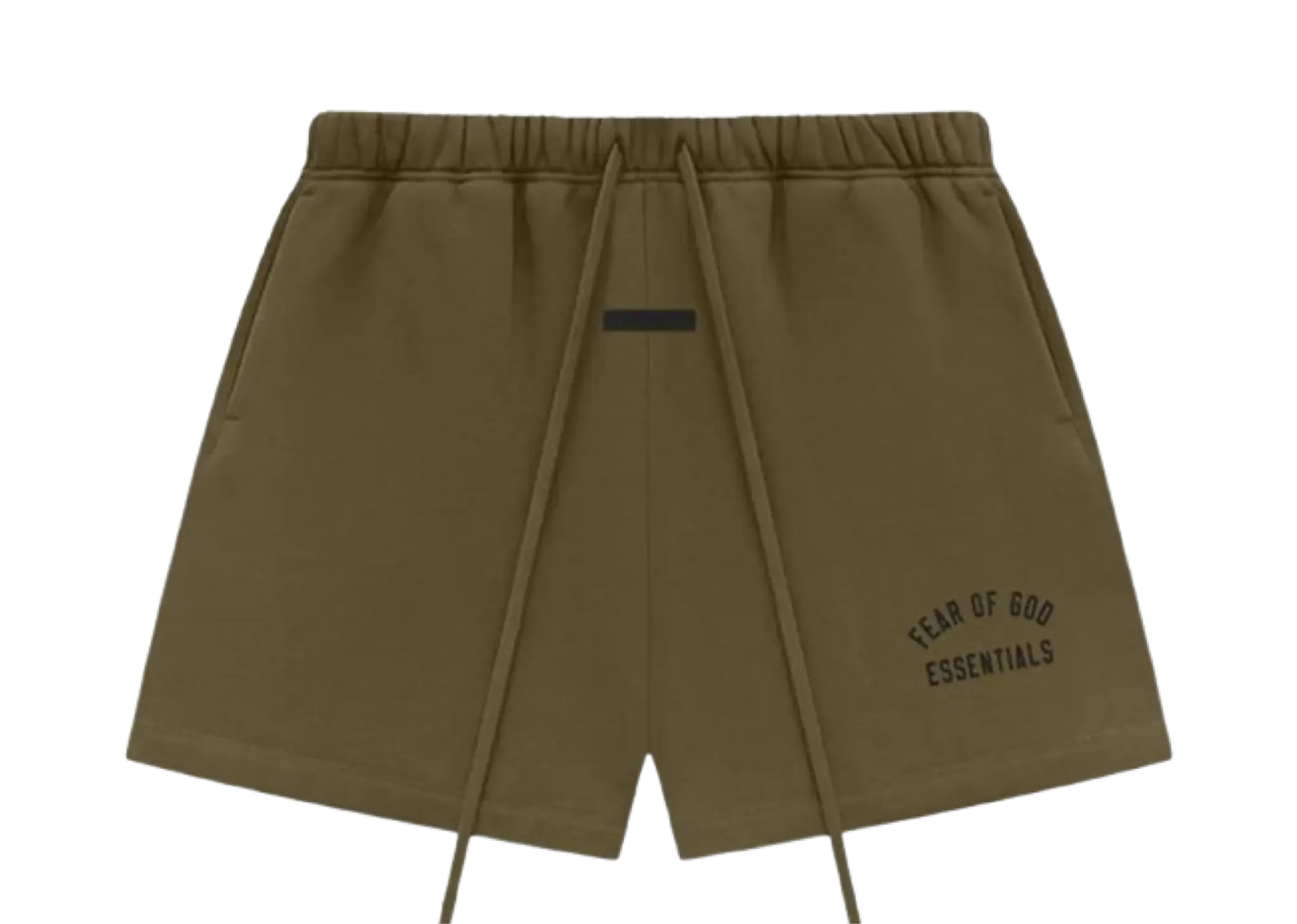 Fear of God Essentials Fleece Soccer Short Olive