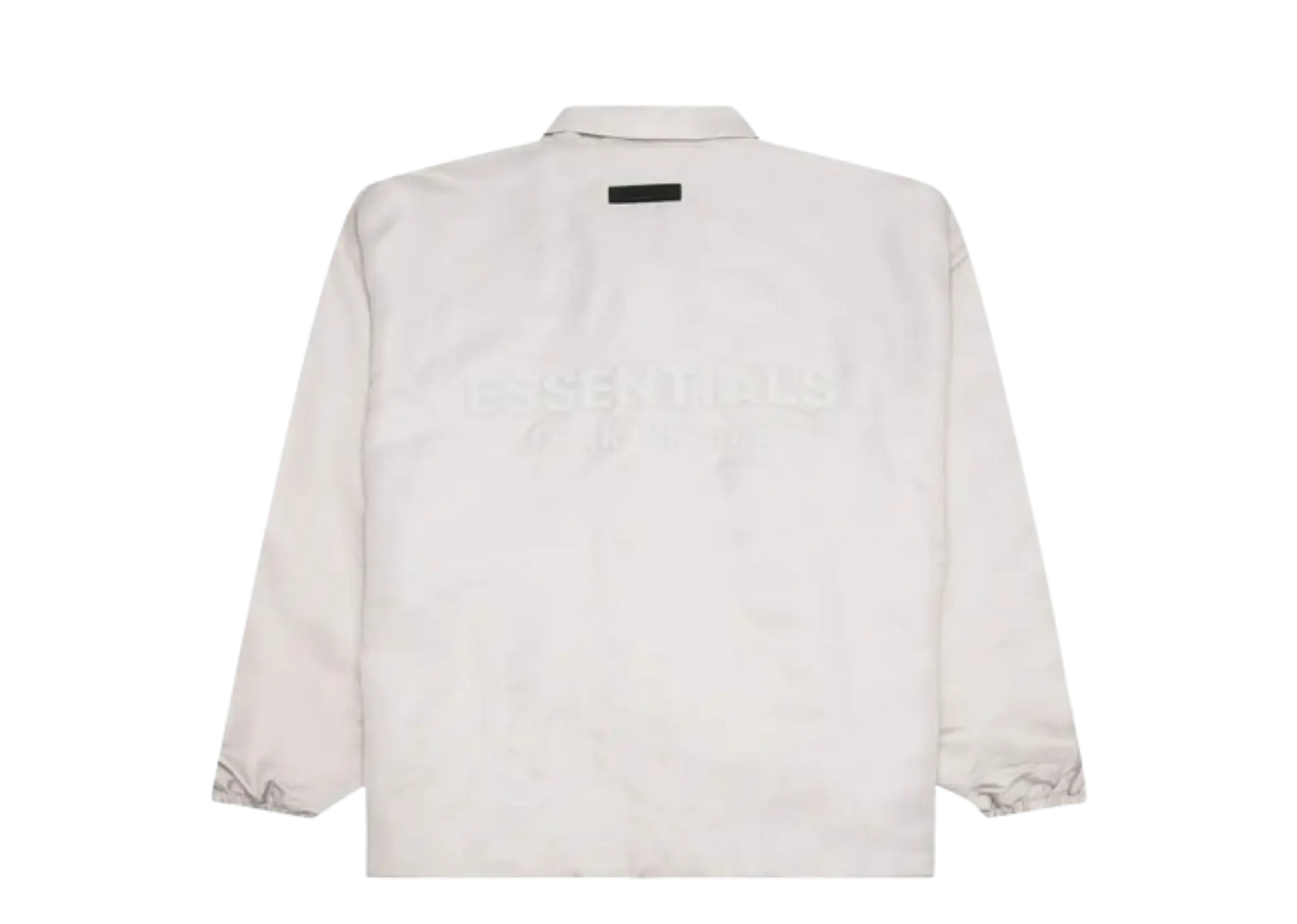 Fear of God Essentials Coaches Jacket Silver Cloud - photo 2