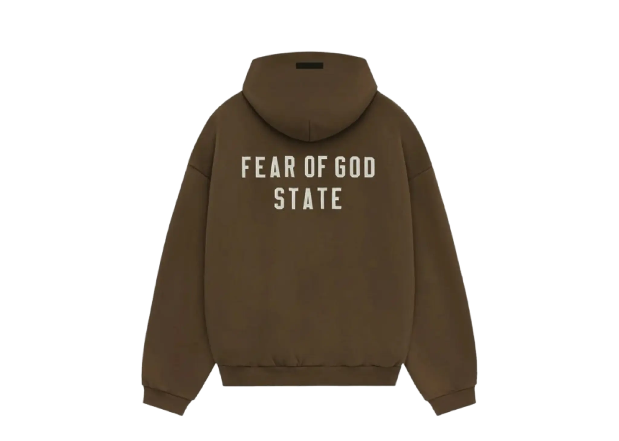 Fear of God Essentials Fleece Full Zip Hoodie Brown - photo 2