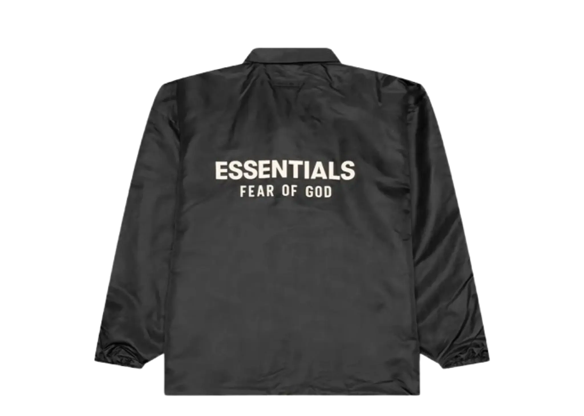 Fear of God Essentials Coaches Jacket Jet Black - photo 2