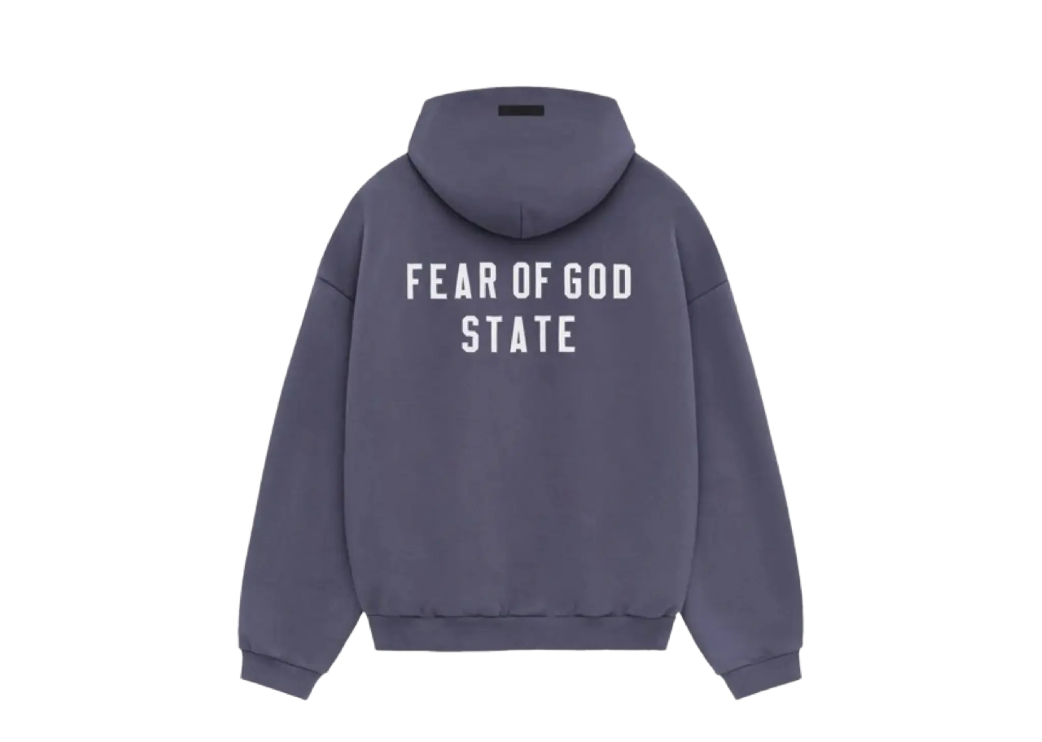 Fear of God Essentials Heavy Fleece Full Zip Hoodie Marine Blue - photo 2