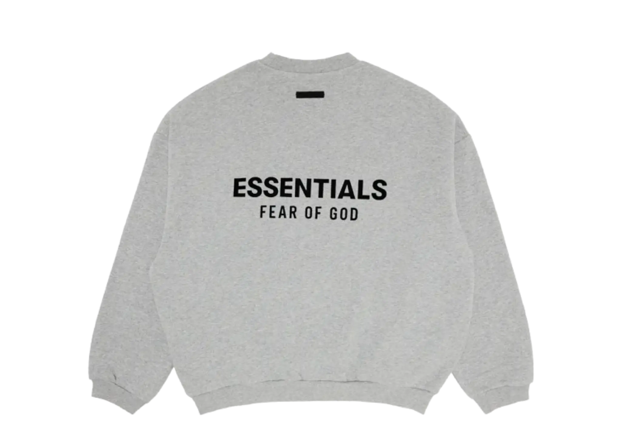 Fear of God Essentials Fleece Crewneck II Light Heather Grey - photo 2