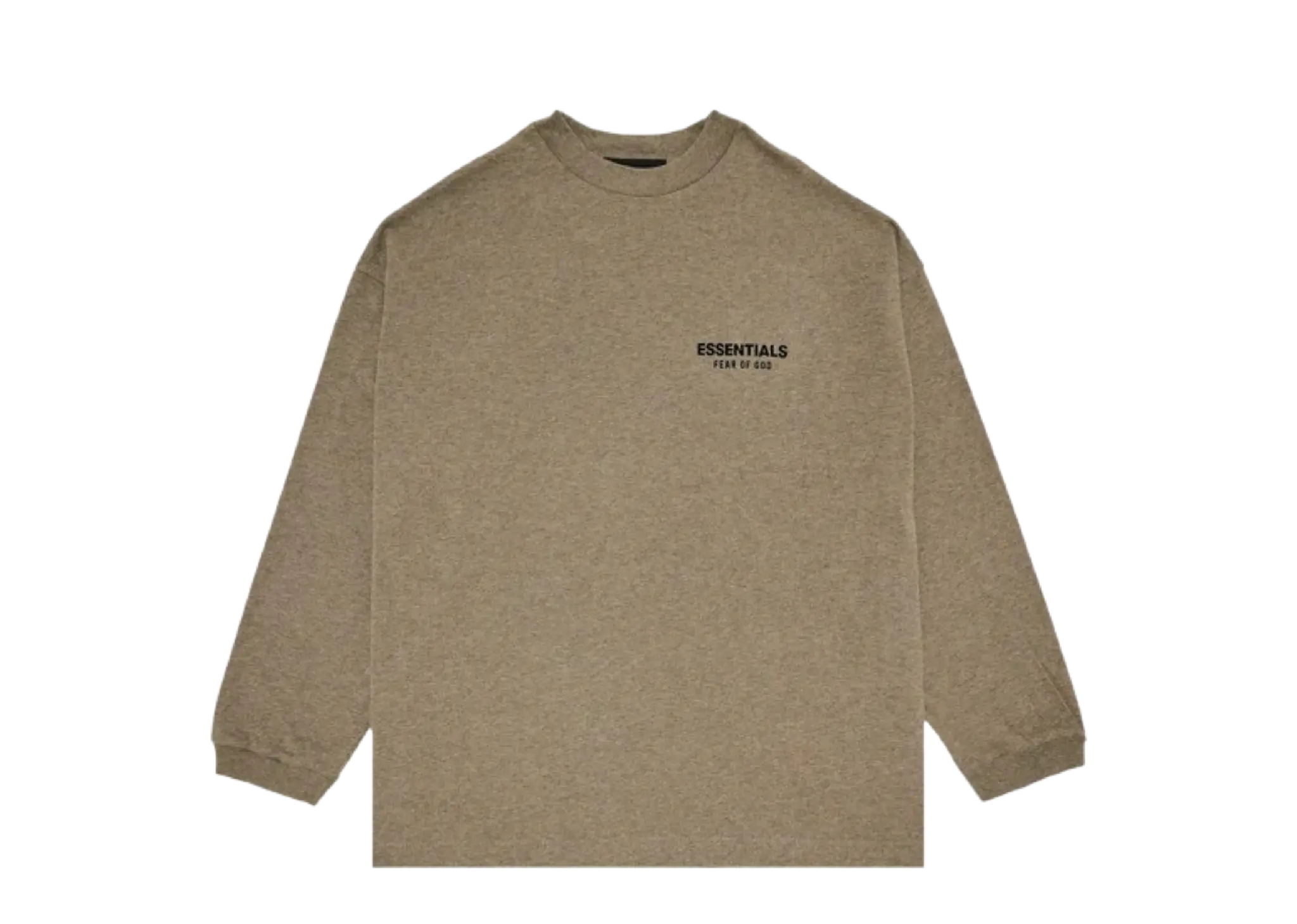 Fear of God Essentials Jersey Long Sleeve Shirt Heather Grey