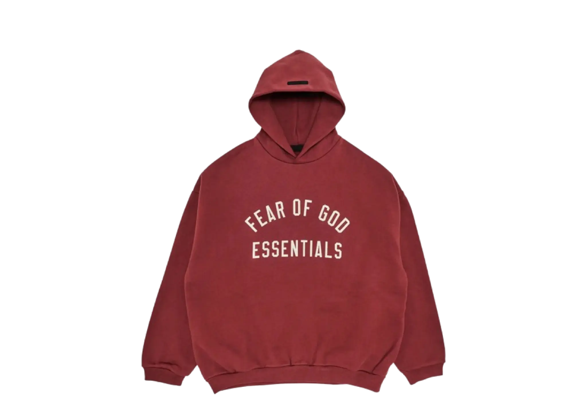 Fear of God Essentials Fleece Hoodie Crimson