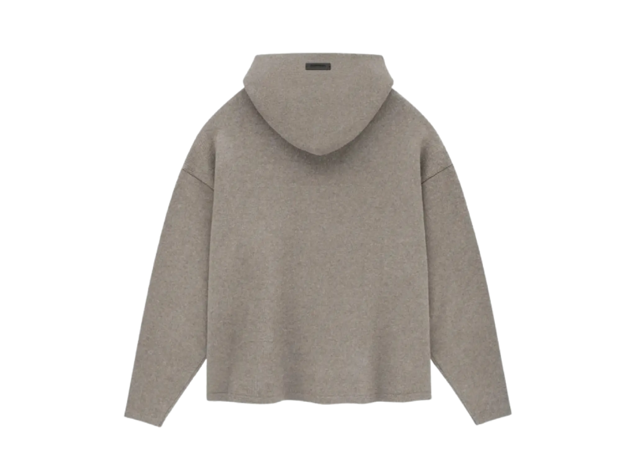 Fear of God Essentials Knit Hoodie Heather Grey - photo 2