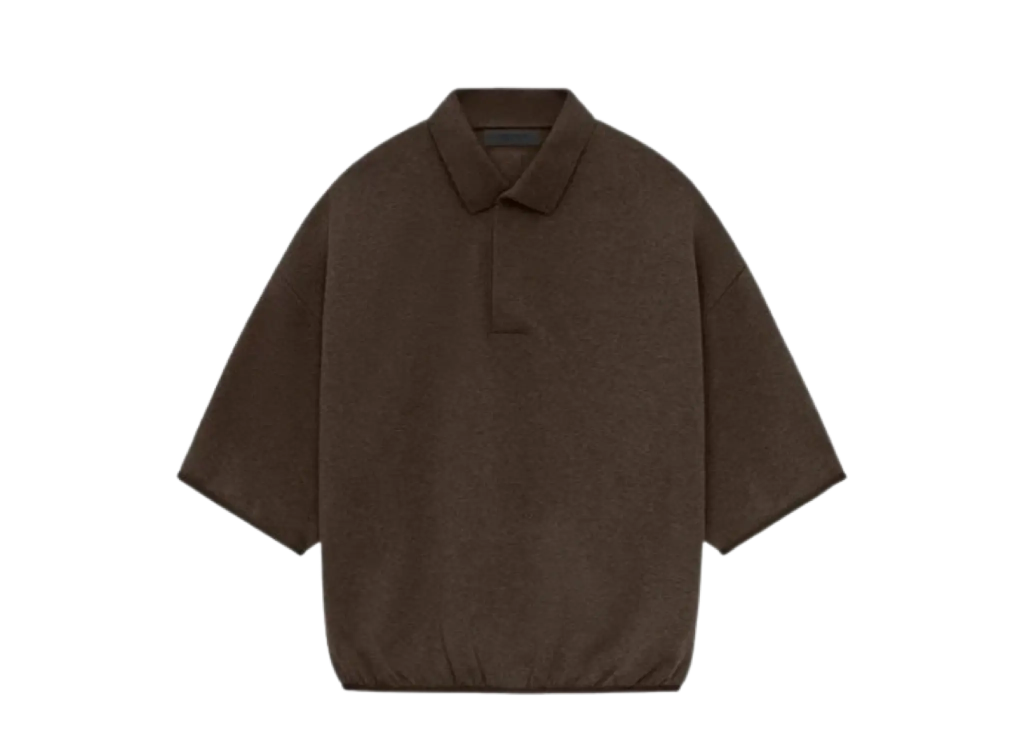 Fear of God Essentials 3/4 Sleeve Polo Heather Wood