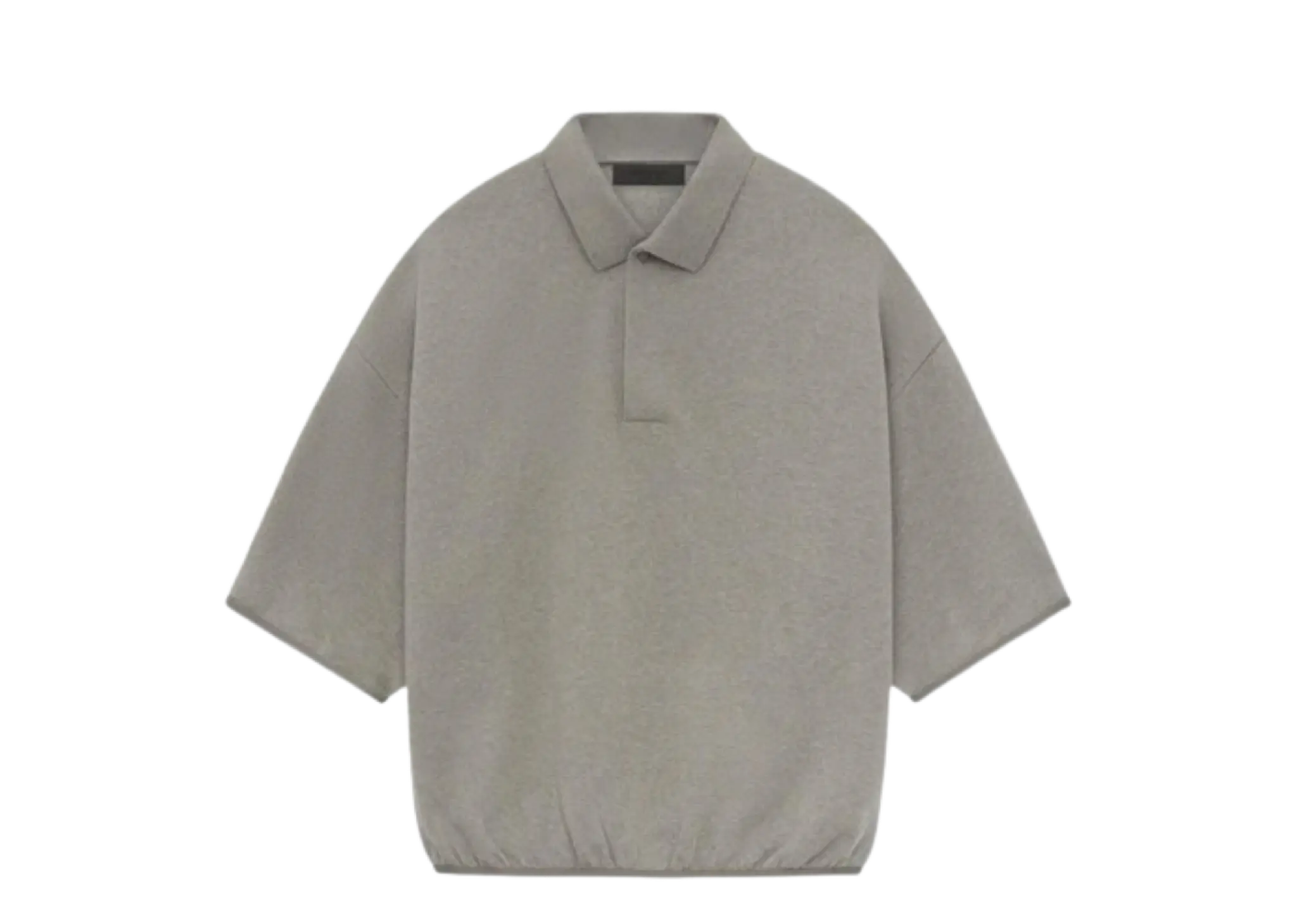 Fear of God Essentials 3/4 Sleeve Polo Heather Grey