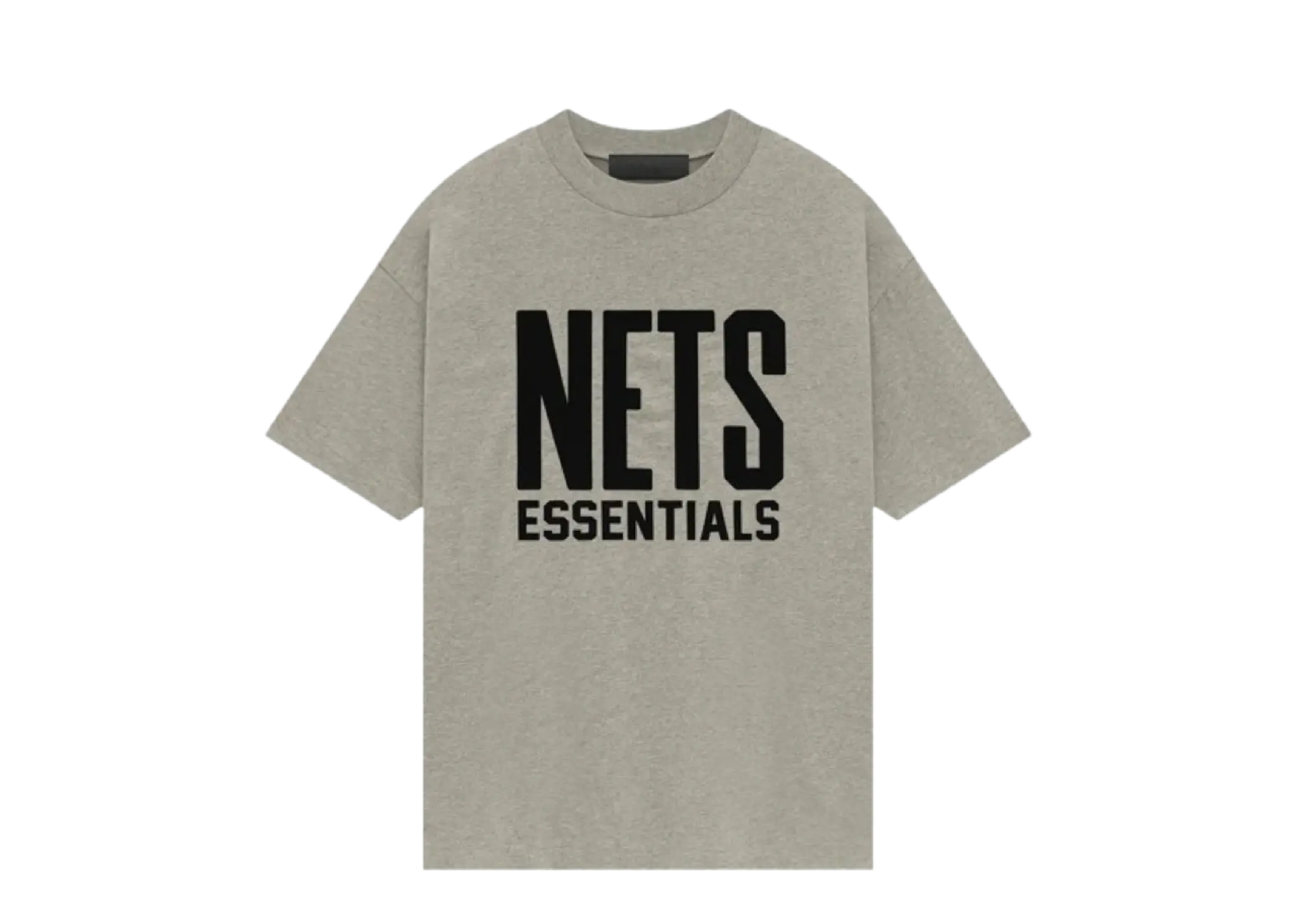 Fear of God Essentials x NBA Brooklyn Nets Tee Grey Black