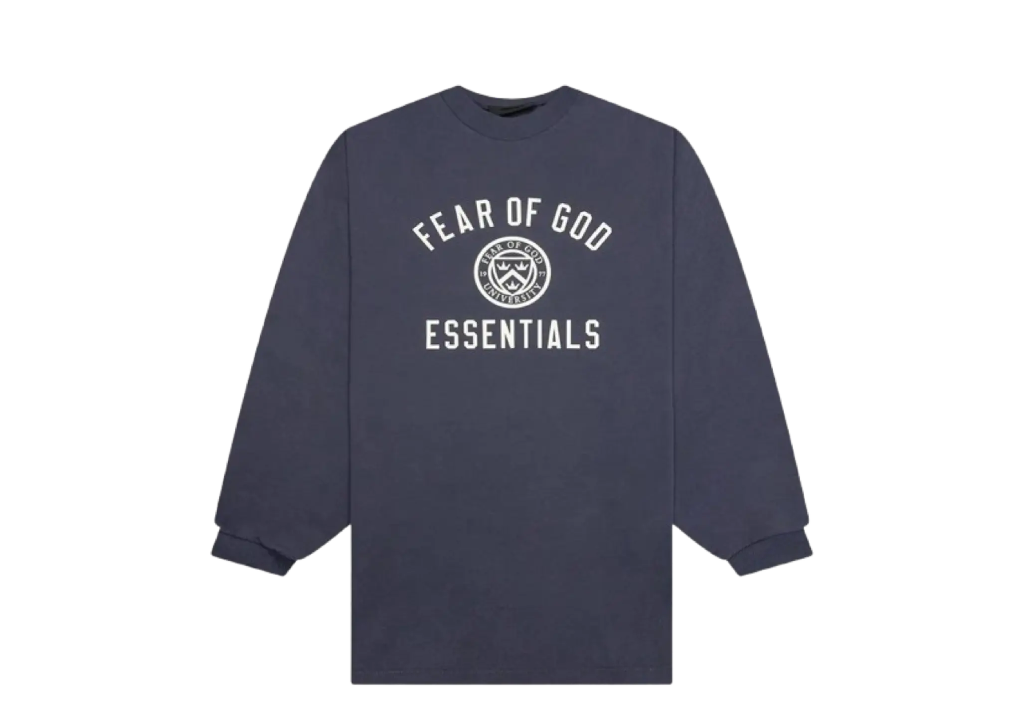Fear of God Essentials Jersey Long Sleeve Tee Marine